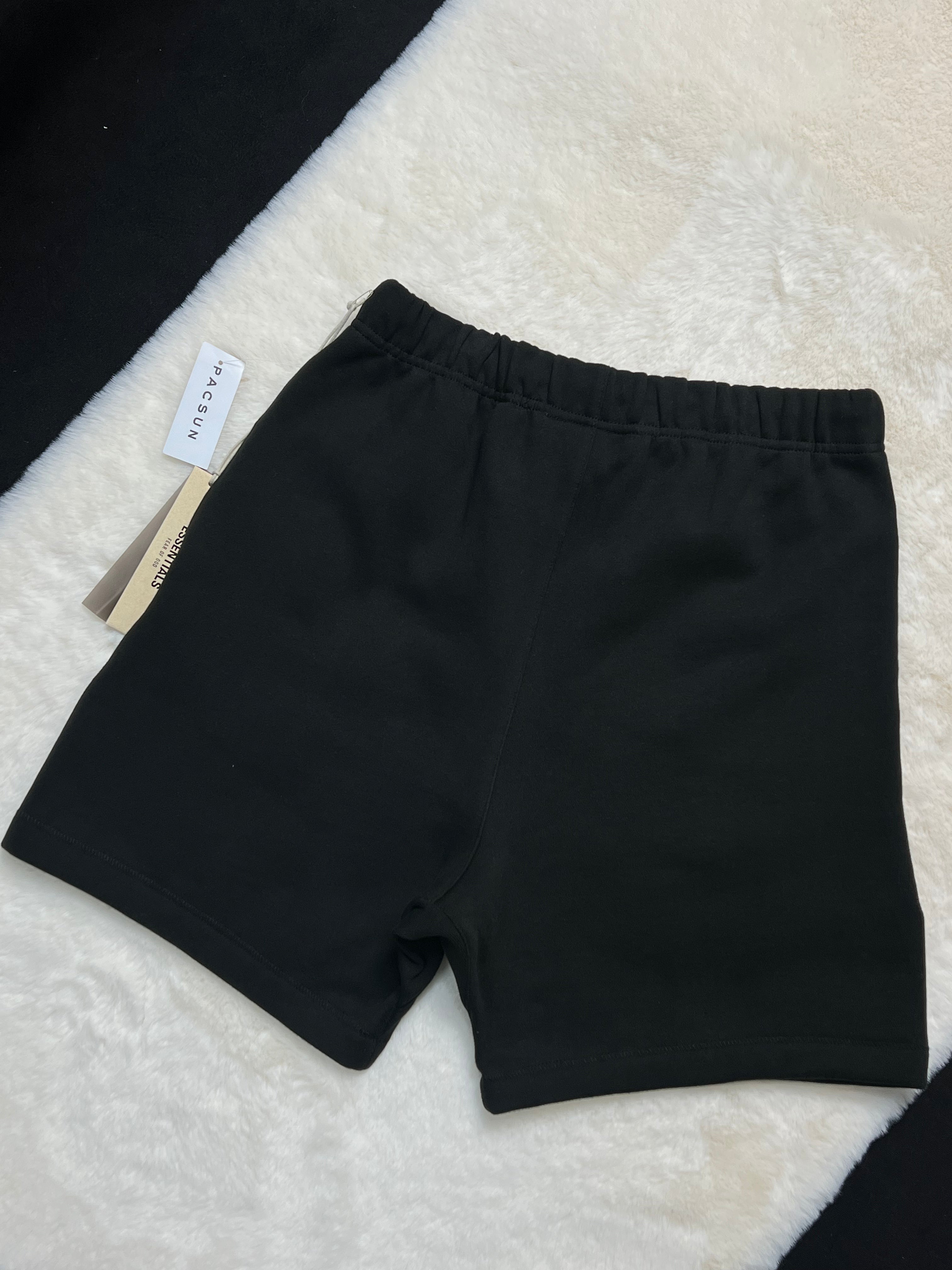 FORMLESS SS22 Fear of God Essentials All Black Oversized Shorts | Streetwear