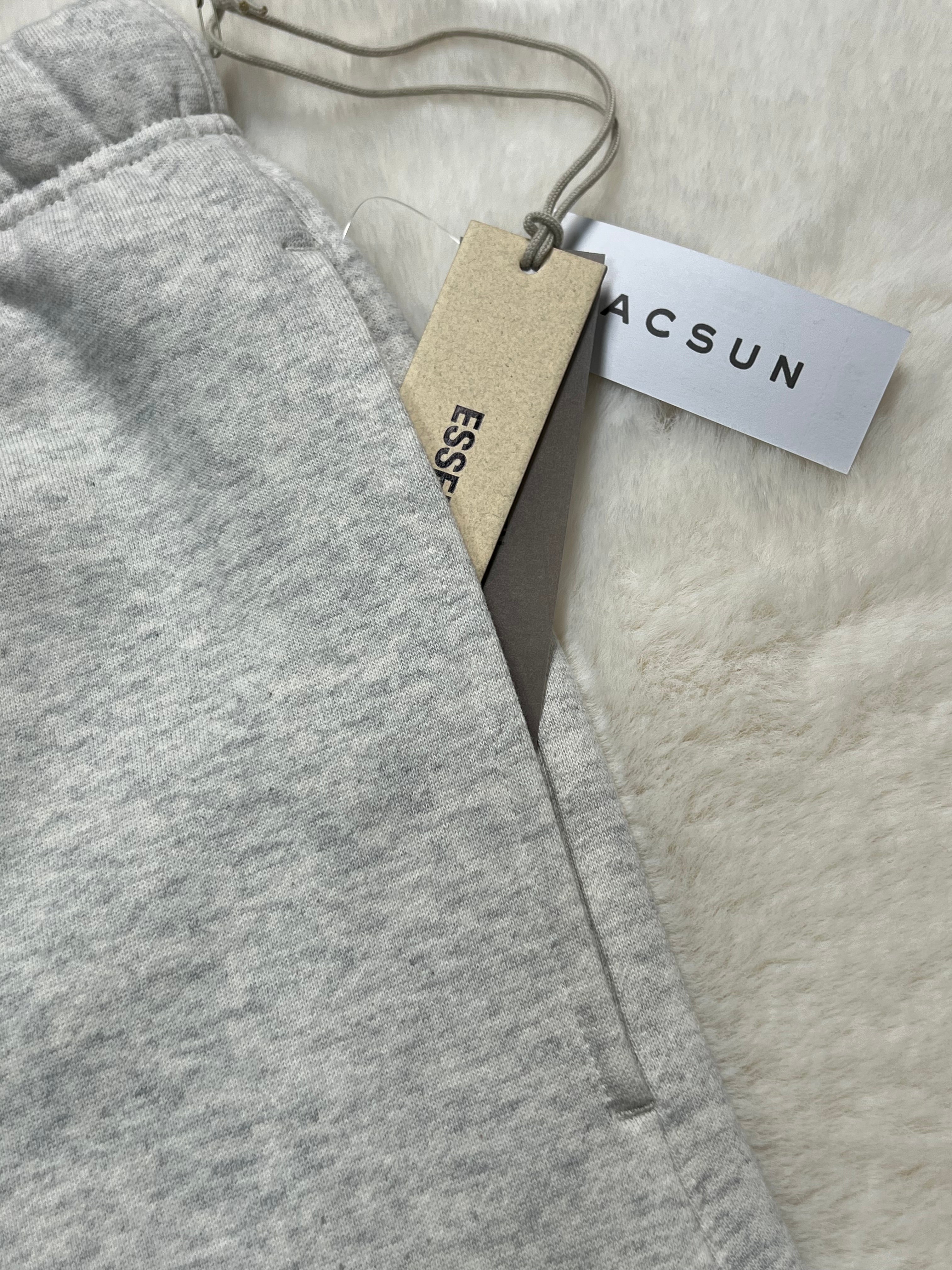 FORMLESS SS22 Fear of God Essentials Light Oatmeal Oversized Shorts | Streetwear