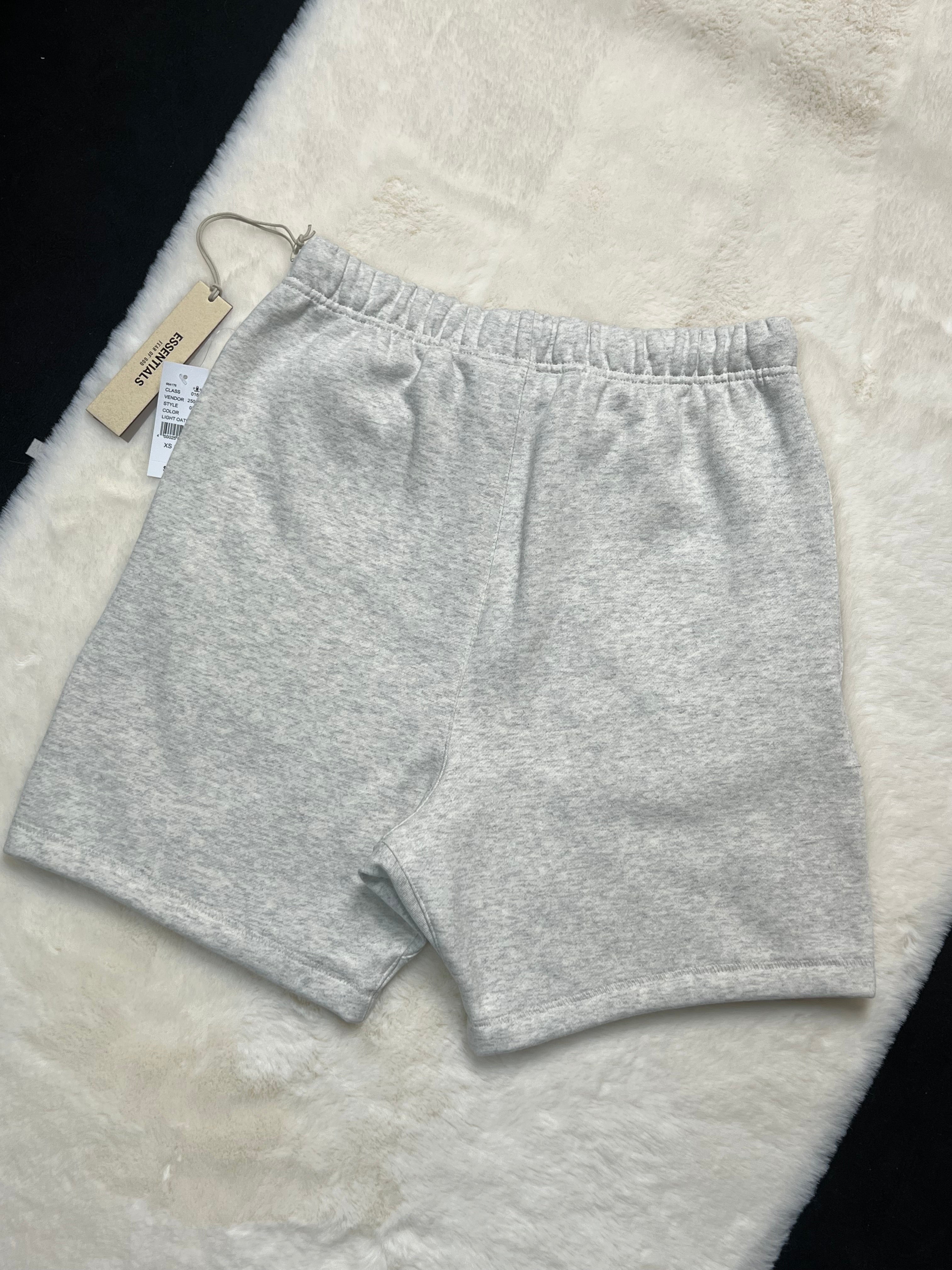 FORMLESS SS22 Fear of God Essentials Light Oatmeal Oversized Shorts | Streetwear