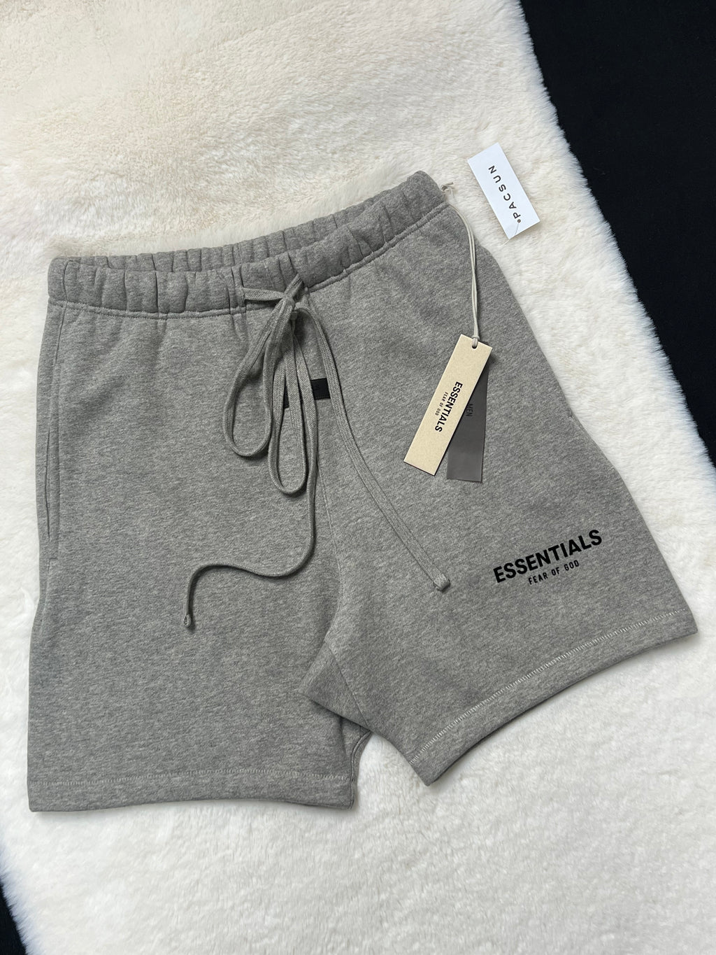FORMLESS SS22 Fear of God Essentials Dark Oatmeal Oversized Shorts | Streetwear