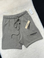 FORMLESS SS22 Fear of God Essentials Dark Oatmeal Oversized Shorts | Streetwear