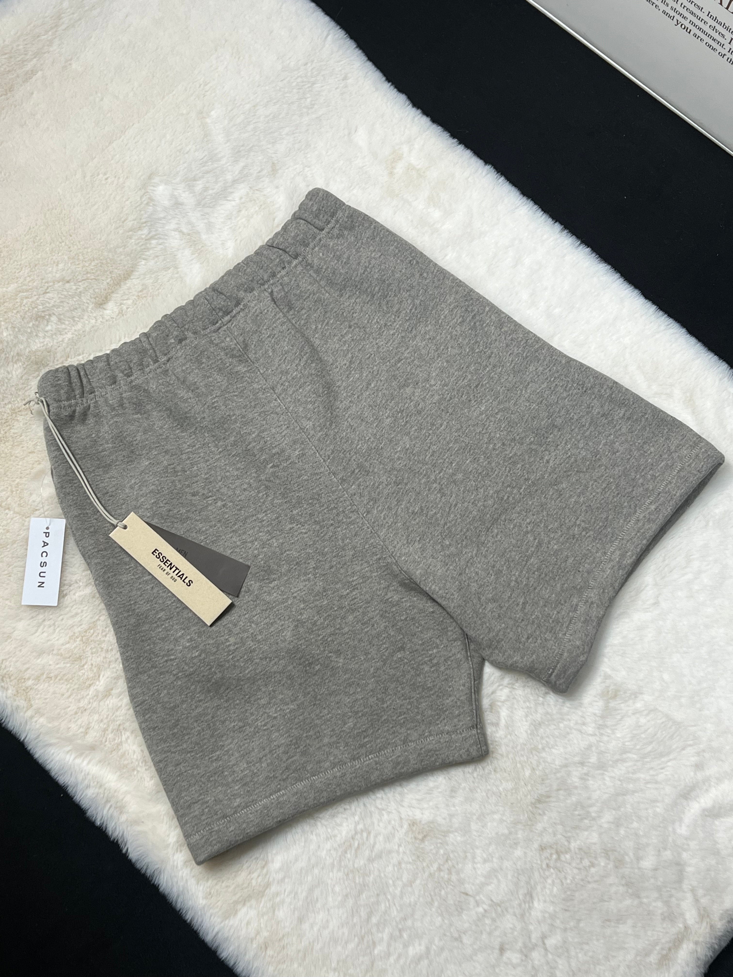 FORMLESS SS22 Fear of God Essentials Dark Oatmeal Oversized Shorts | Streetwear