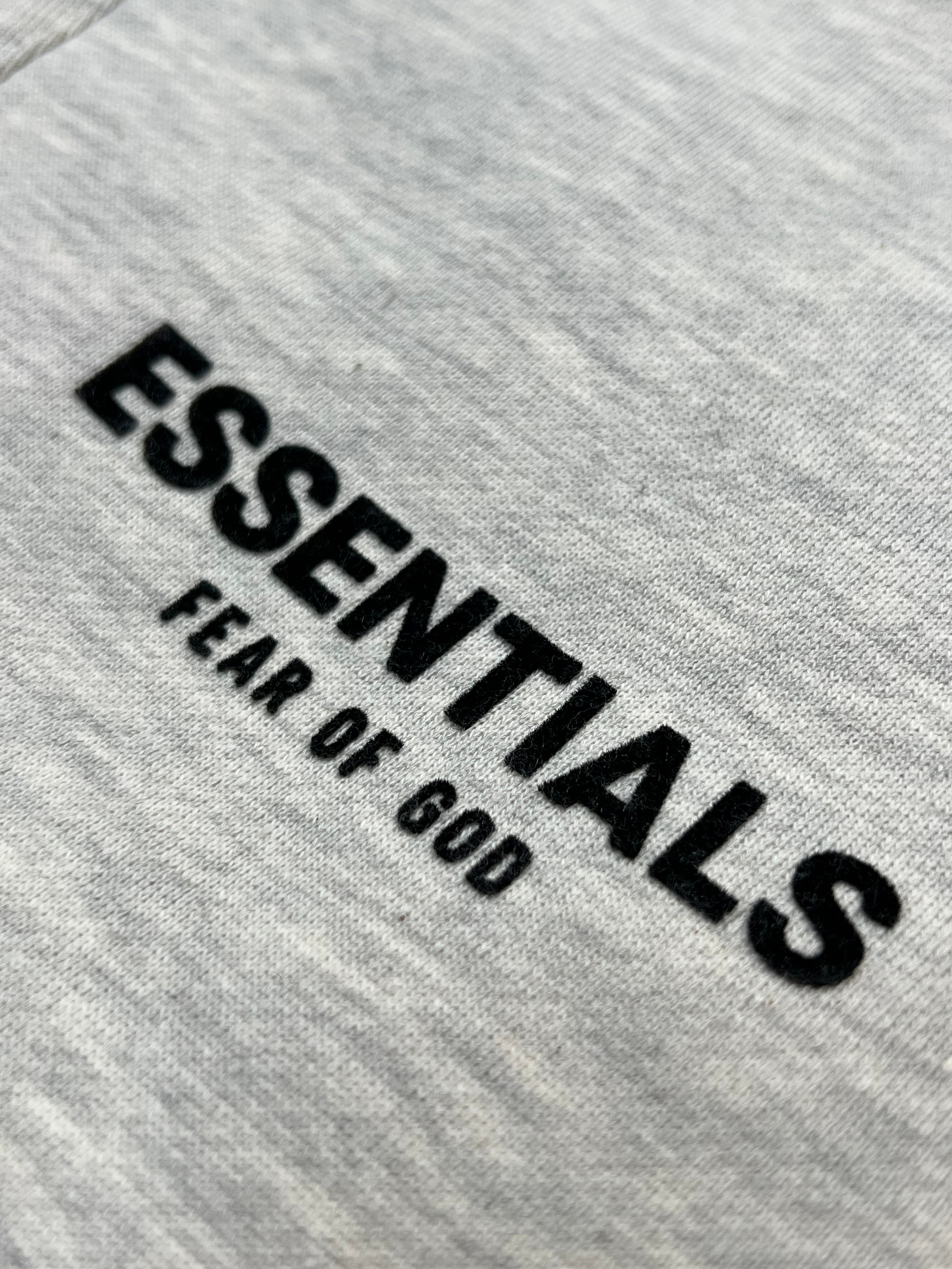 FORMLESS SS22 Fear of God Essentials Light Oatmeal Oversized Fleece Sweatpants | Streetwear