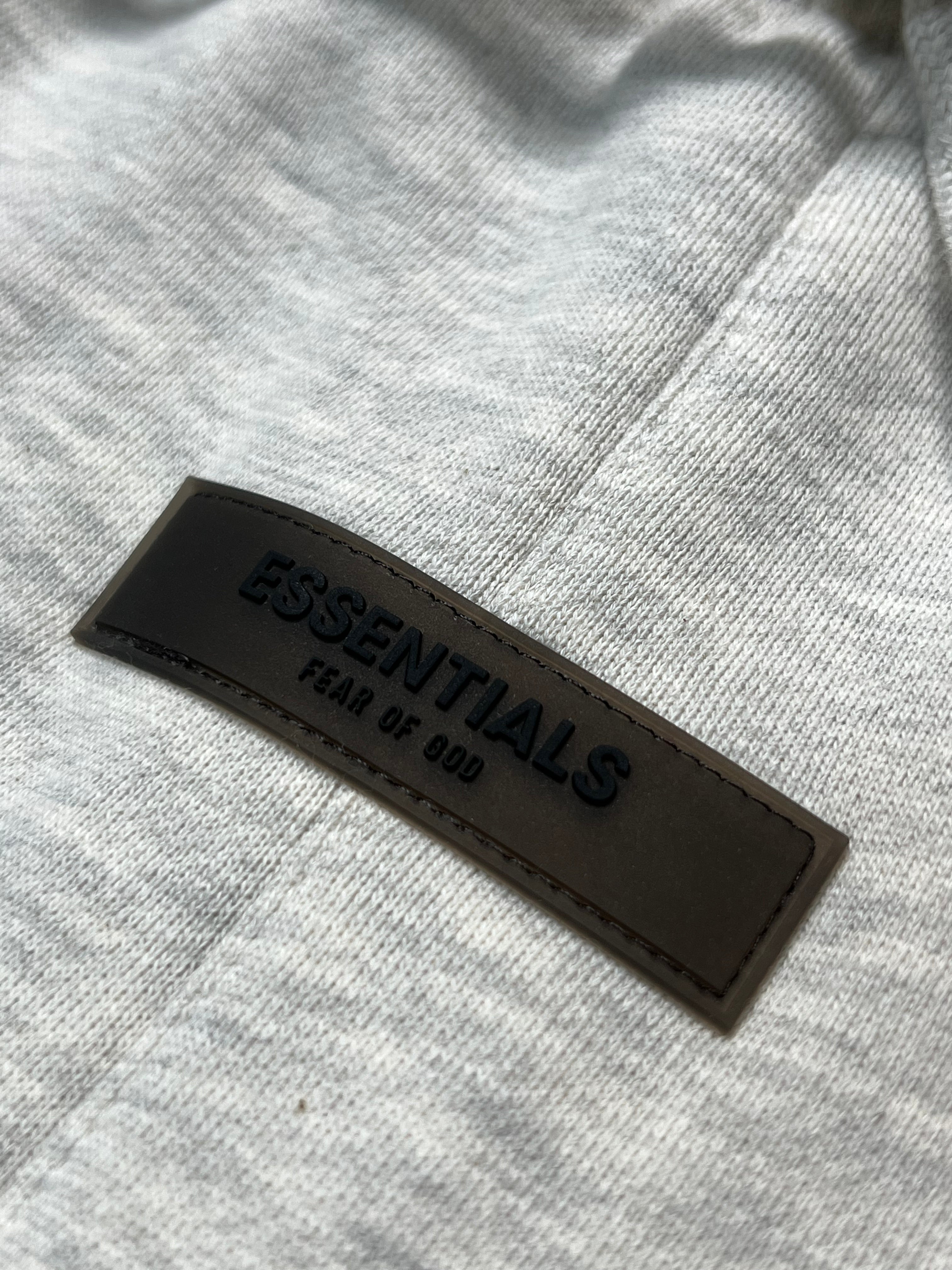 FORMLESS SS22 Fear of God Essentials Light Oatmeal Oversized Fleece Sweatpants | Streetwear