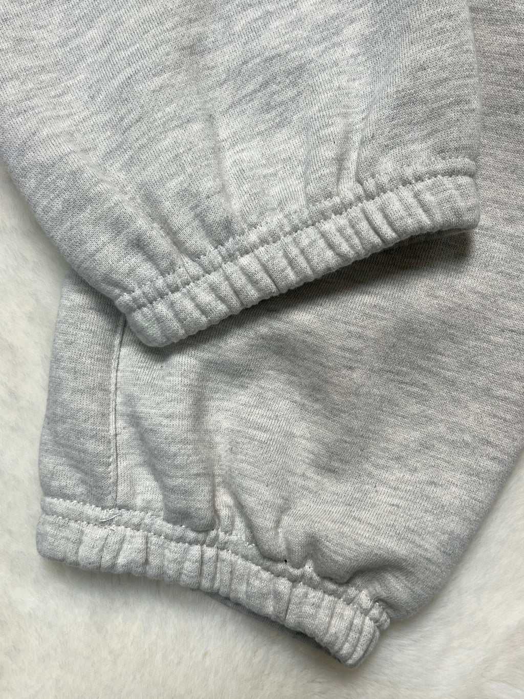FORMLESS SS22 Fear of God Essentials Light Oatmeal Oversized Fleece Sweatpants | Streetwear