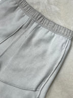 FORMLESS SS22 Fear of God Essentials Light Oatmeal Oversized Fleece Sweatpants | Streetwear