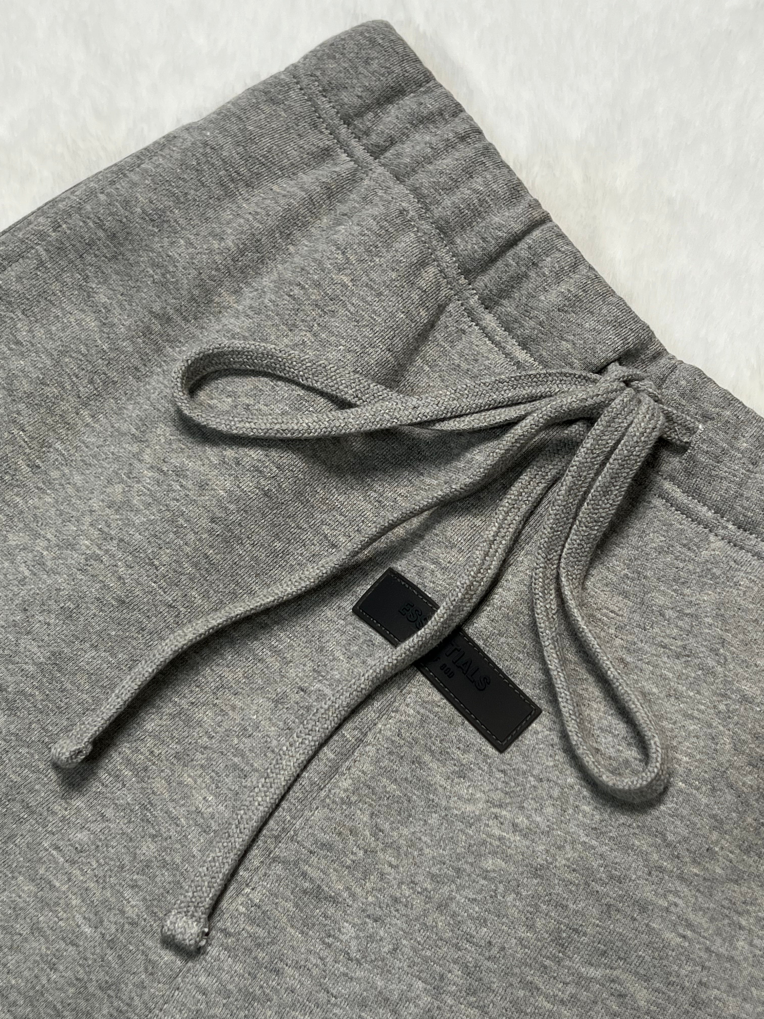 FORMLESS SS22 Fear of God Essentials Dark Oatmeal Oversized Fleece Sweatpants | Streetwear