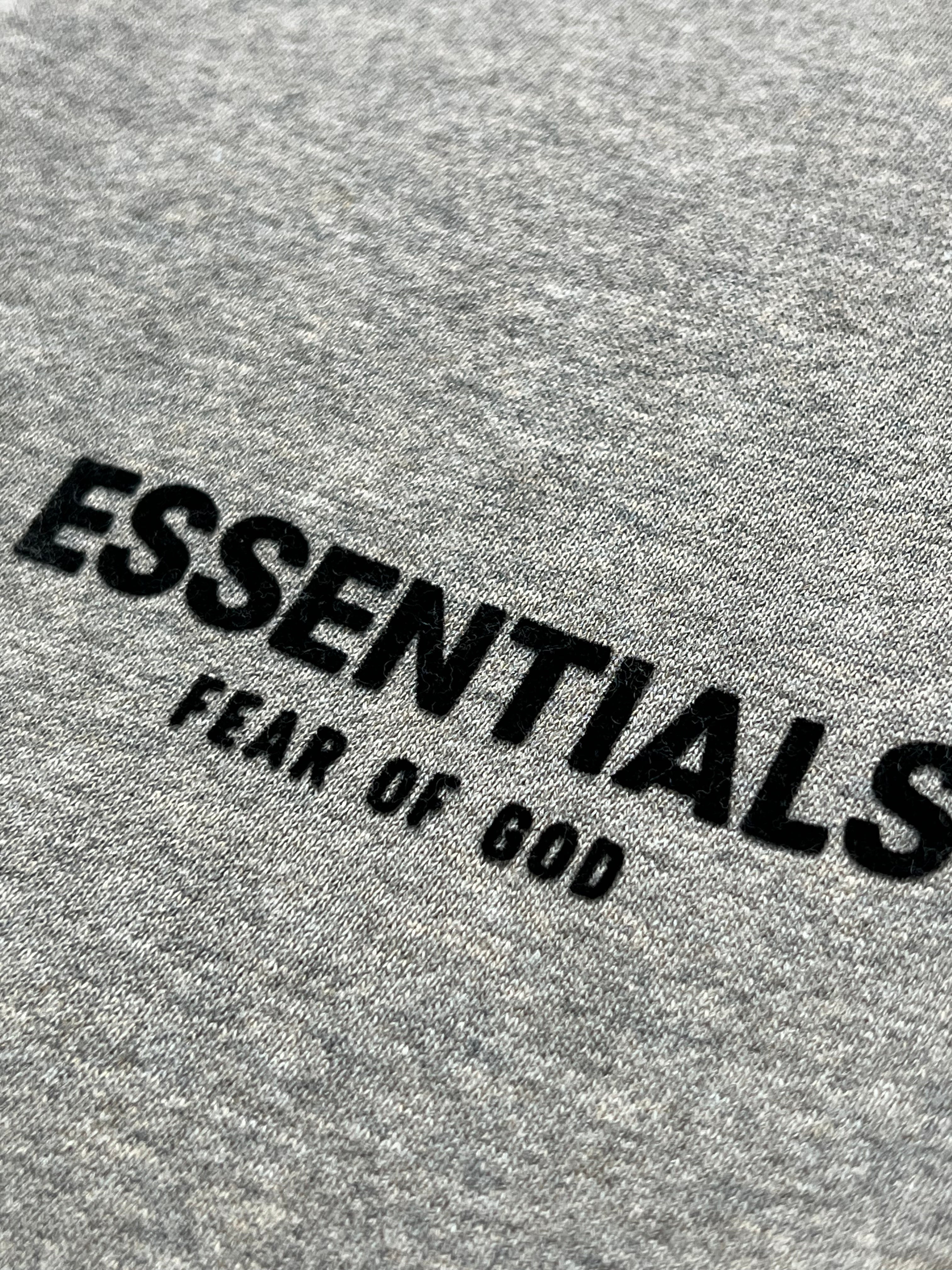 FORMLESS SS22 Fear of God Essentials Dark Oatmeal Oversized Fleece Sweatpants | Streetwear