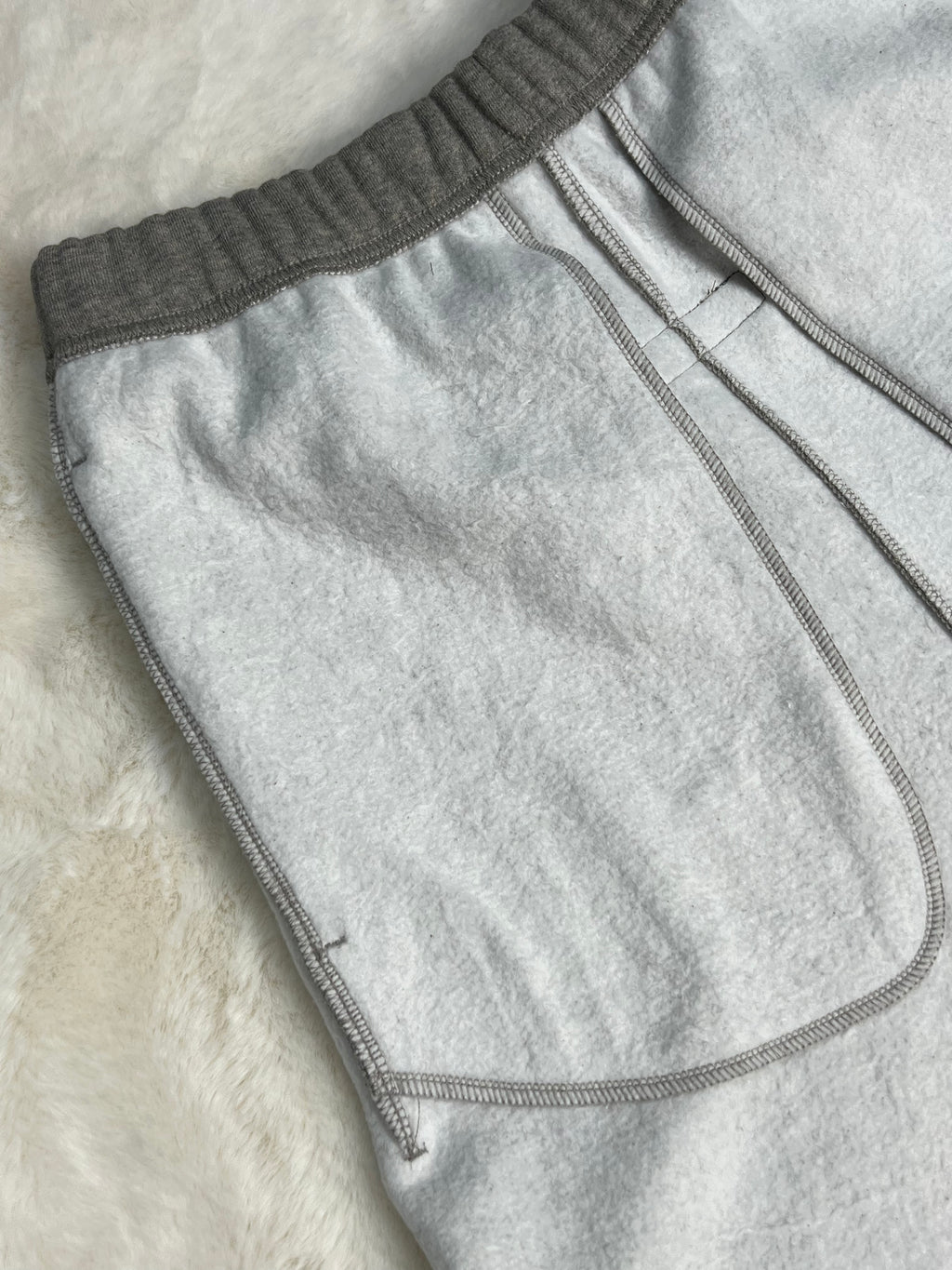 FORMLESS SS22 Fear of God Essentials Dark Oatmeal Oversized Fleece Sweatpants | Streetwear