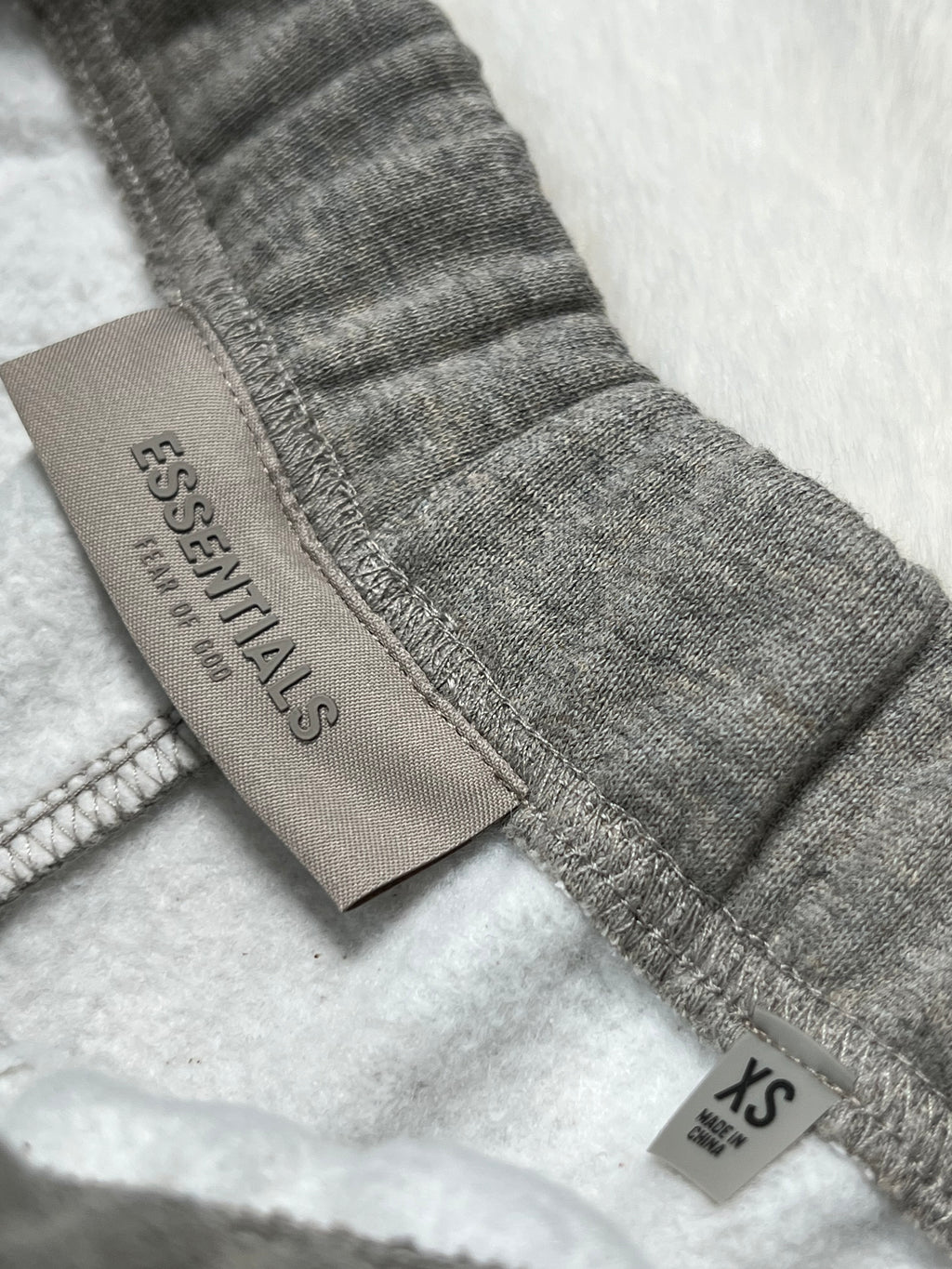 FORMLESS SS22 Fear of God Essentials Dark Oatmeal Oversized Fleece Sweatpants | Streetwear