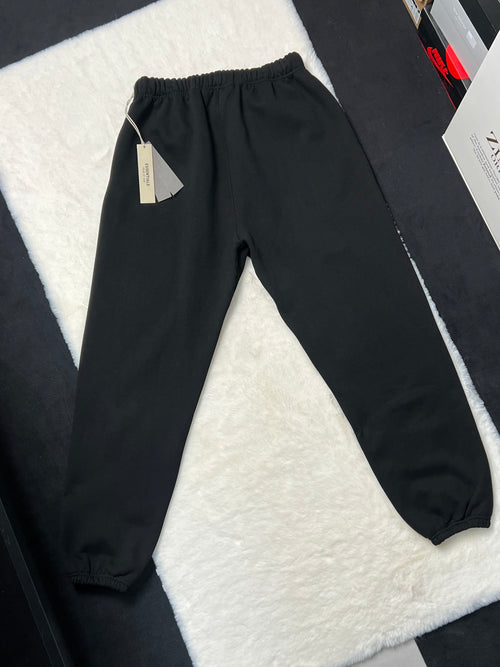 FORMLESS FW24 Fear of God Essentials Black Gold Oversized Fleece Sweatpants | Streetwear