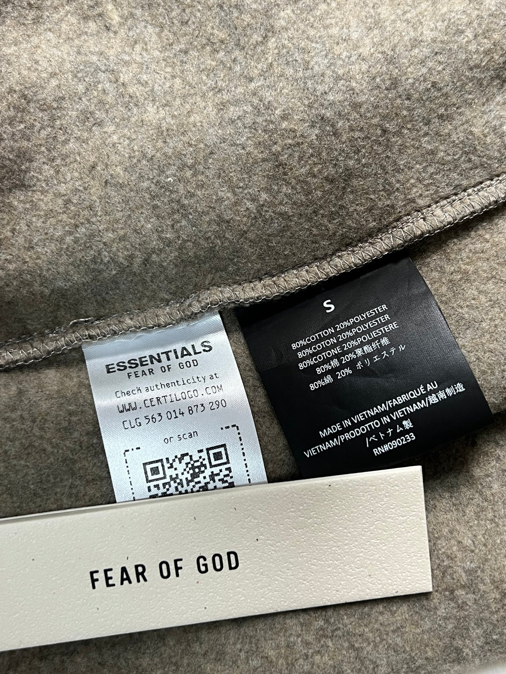 FORMLESS FW25 Fear of God Essentials Homestead Heather Gray Oversized Shorts | Streetwear
