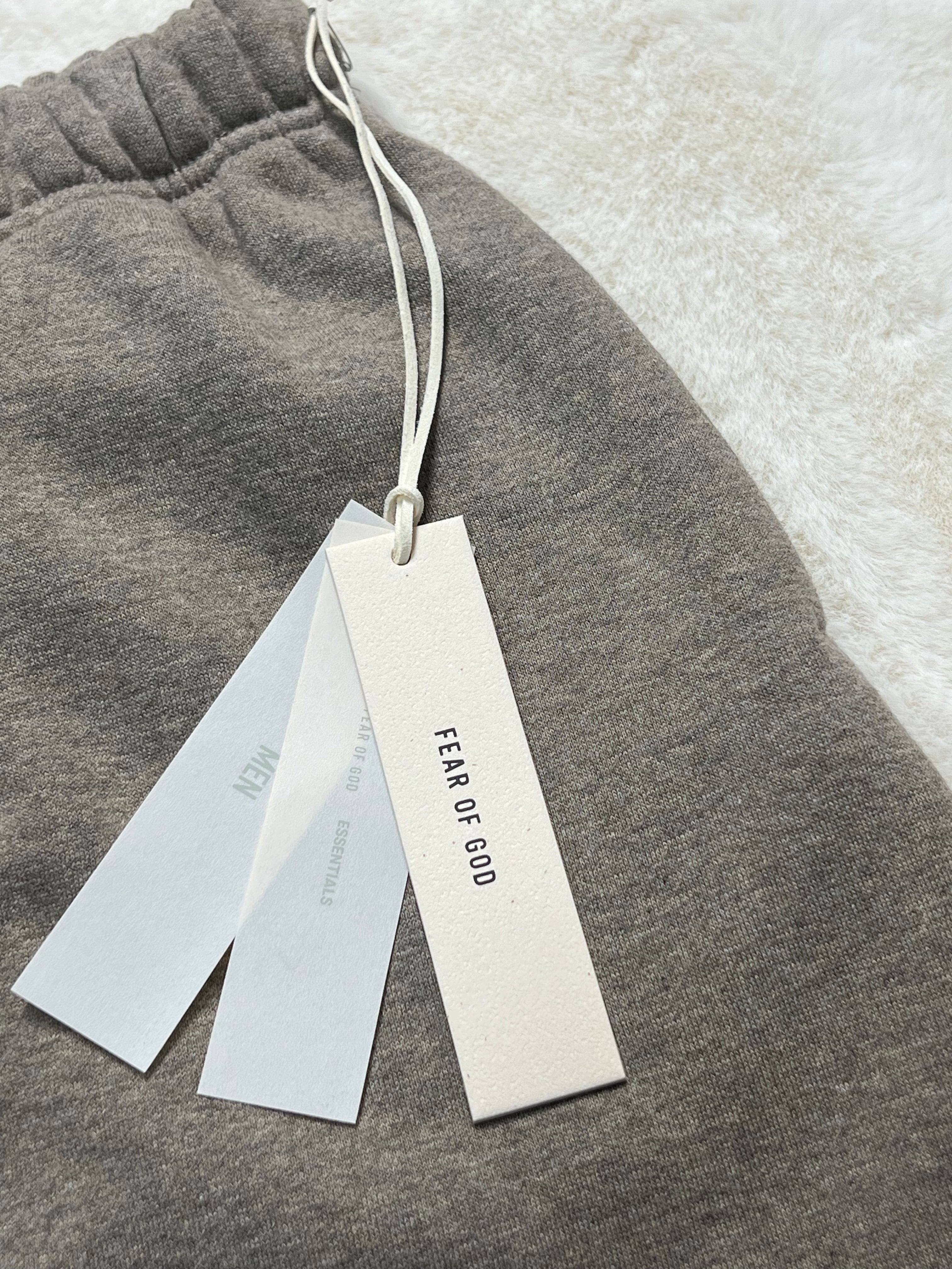 FORMLESS FW25 Fear of God Essentials Homestead Heather Gray Oversized Shorts | Streetwear