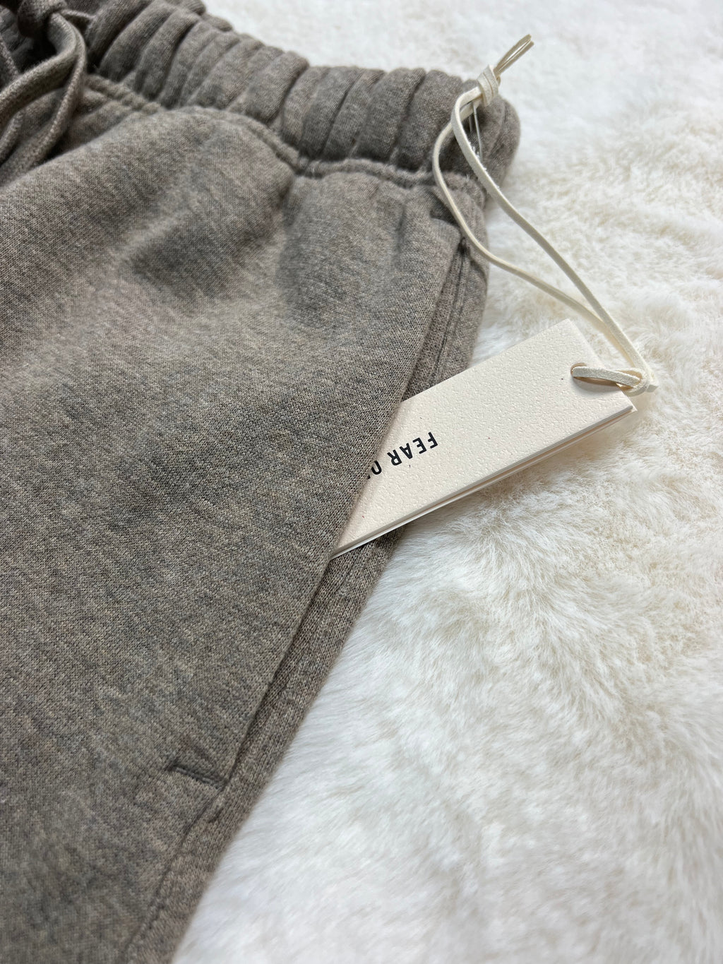 FORMLESS FW25 Fear of God Essentials Homestead Heather Gray Oversized Shorts | Streetwear