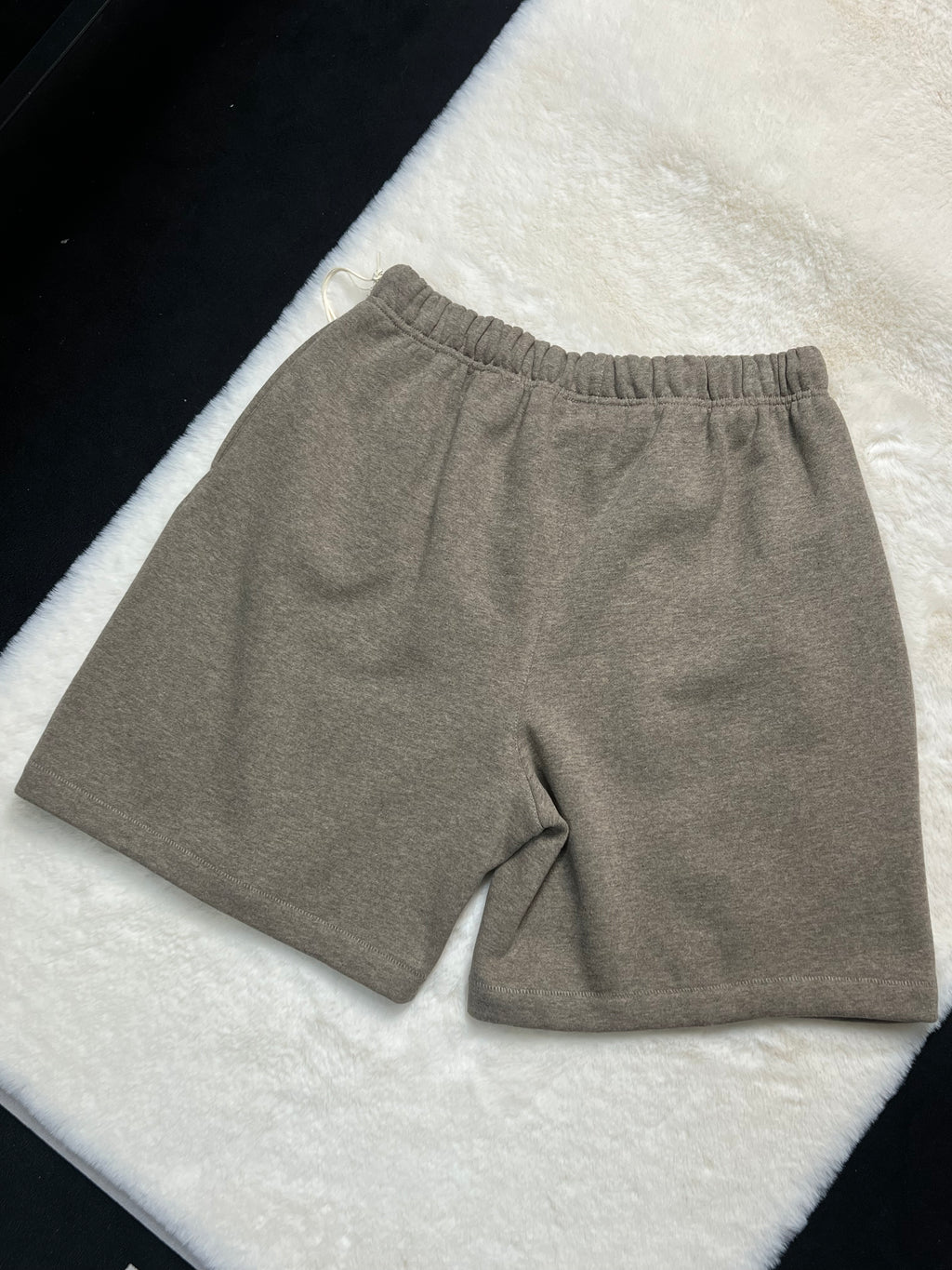 FORMLESS FW25 Fear of God Essentials Homestead Heather Gray Oversized Shorts | Streetwear