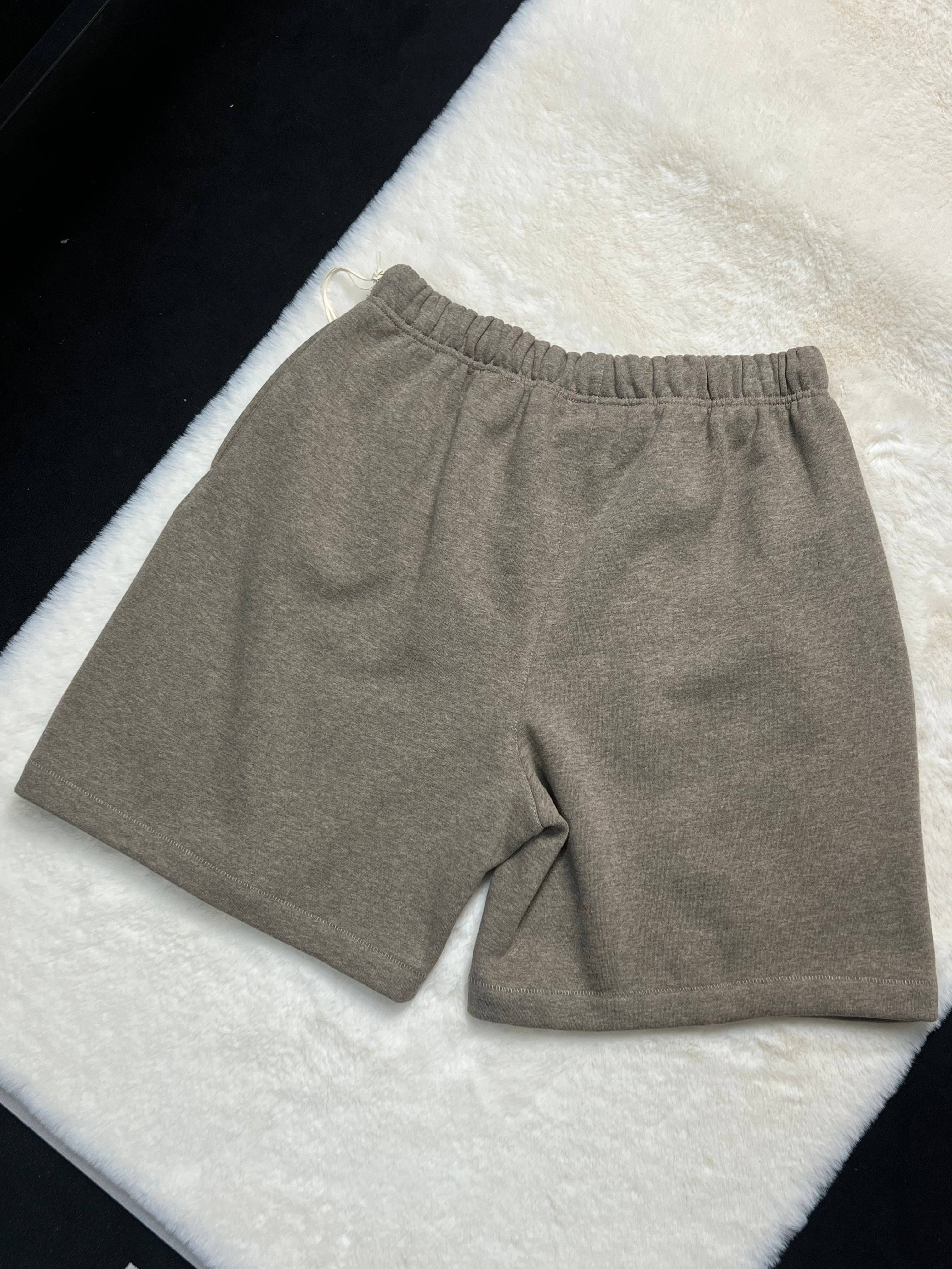 FORMLESS FW25 Fear of God Essentials Homestead Heather Gray Oversized Shorts | Streetwear