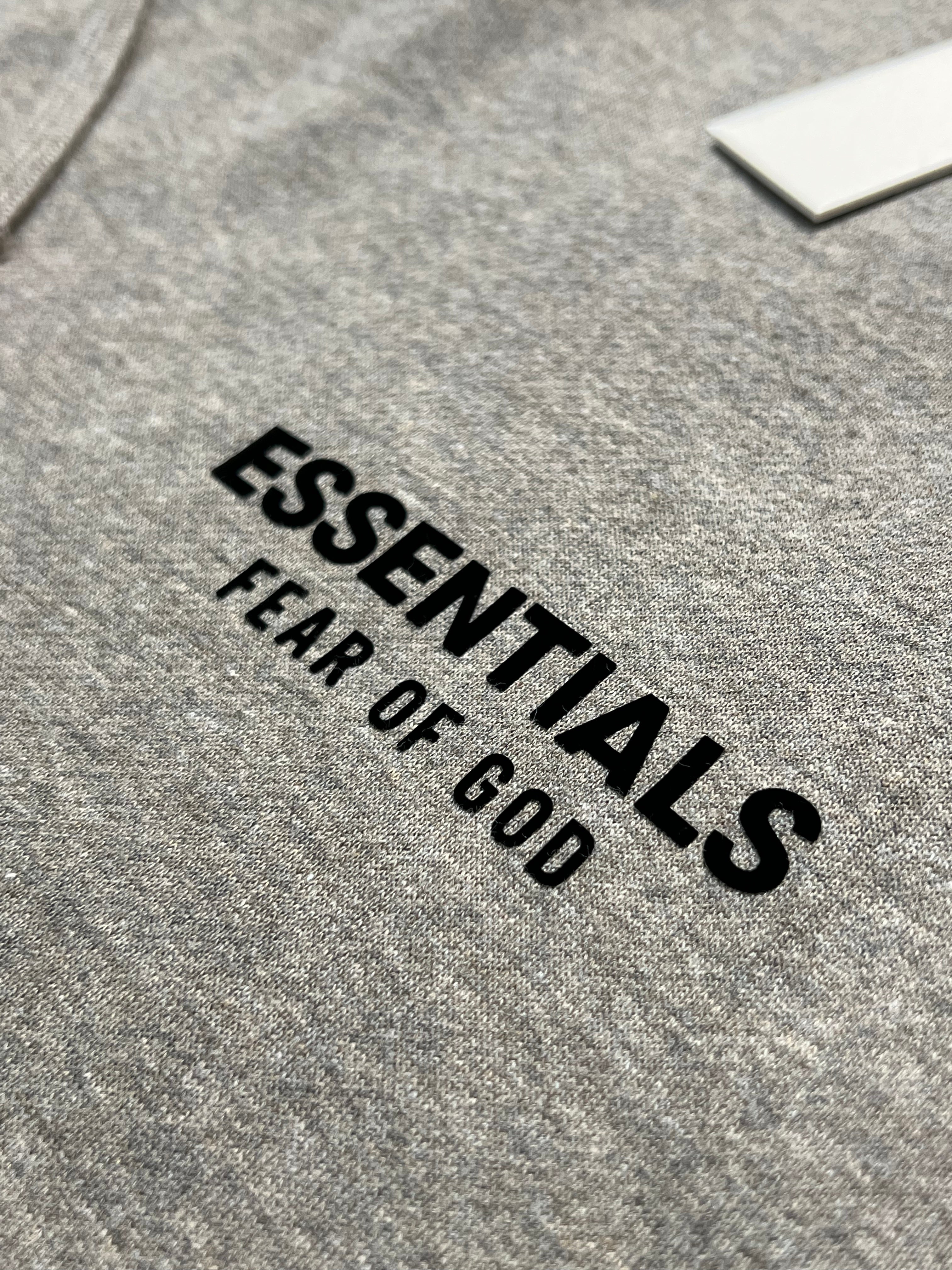 FORMLESS FW25 Fear of God Essentials Homestead Heather Gray Oversized Shorts | Streetwear