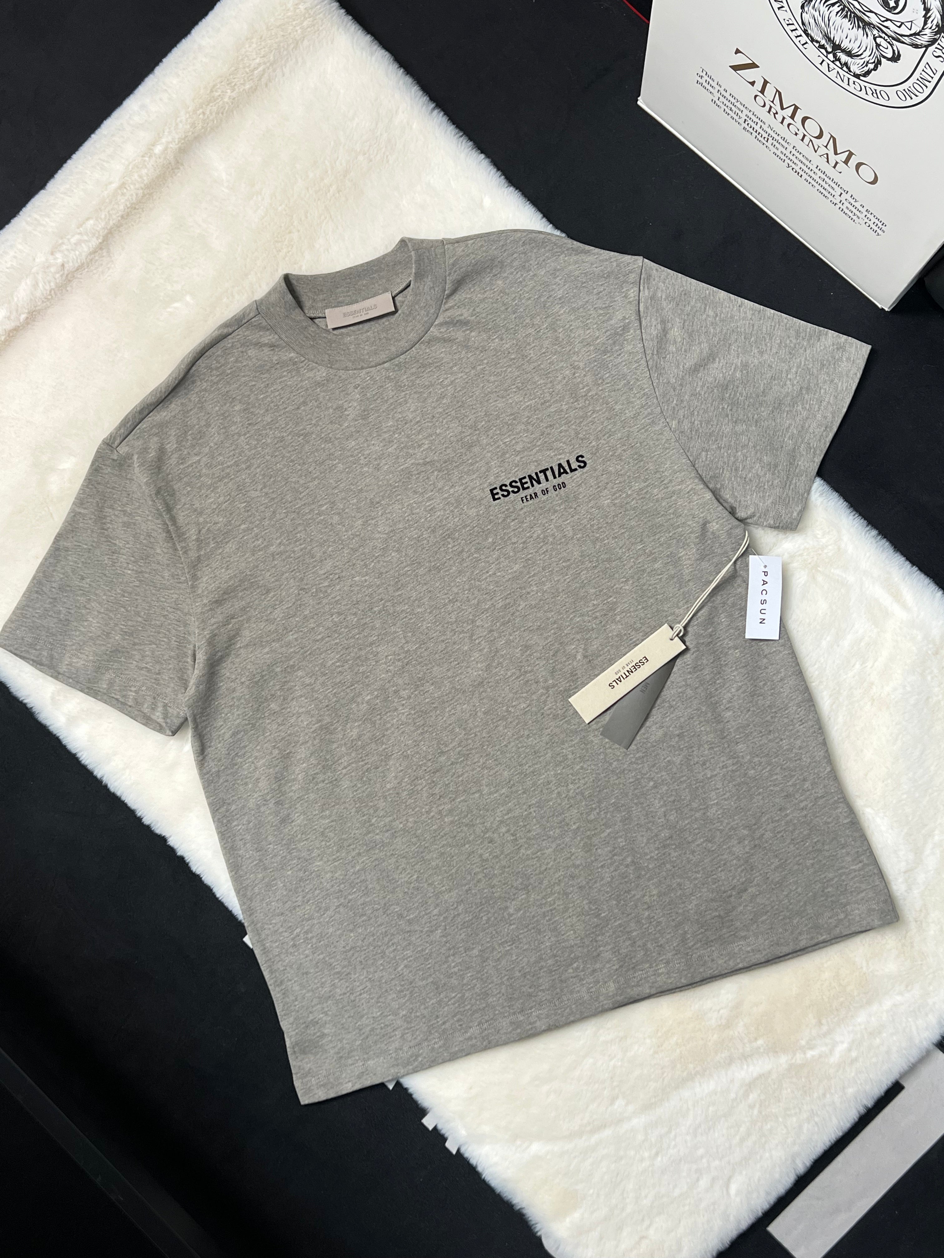 Fear of God Essentials Oversized Shirt - Dark Oatmeal (SS22) | FORMLESS