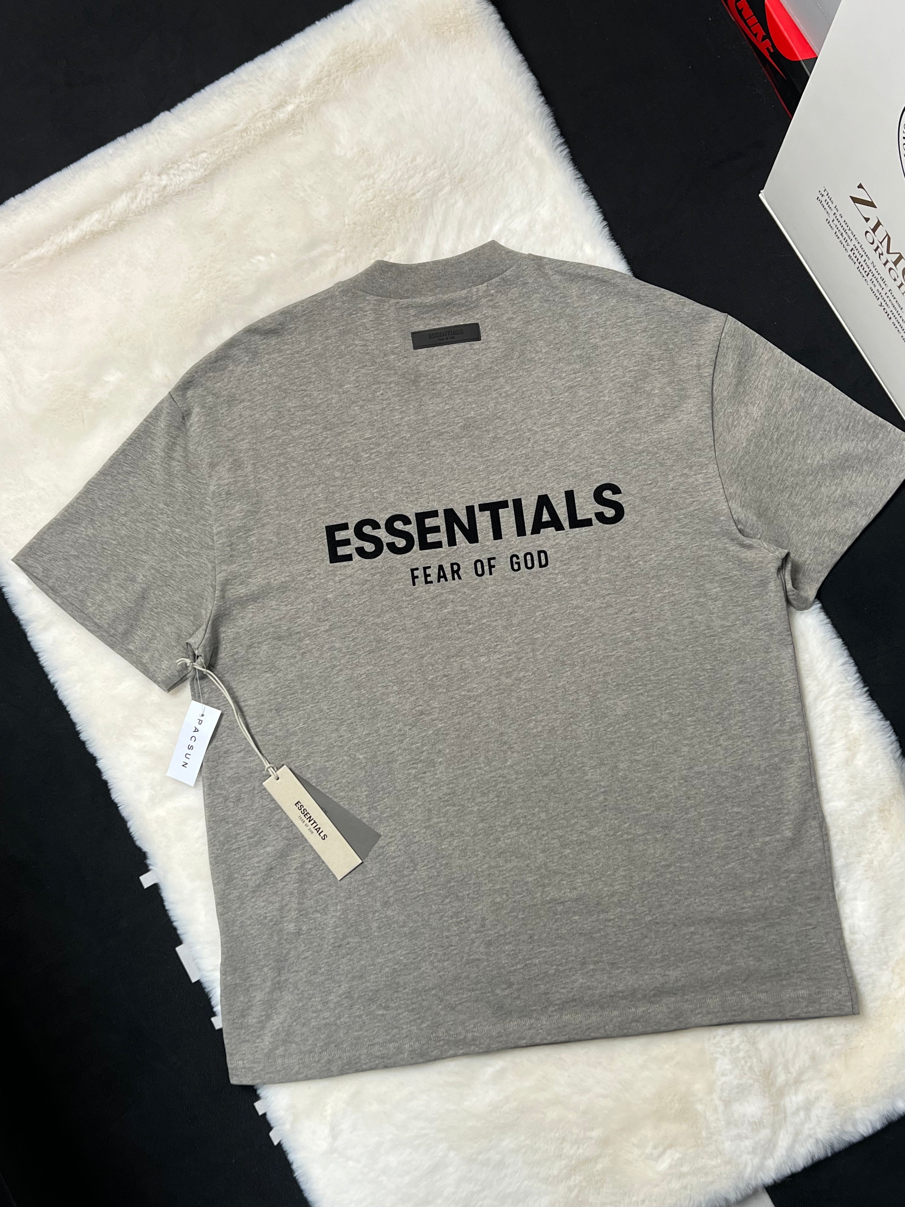 Fear of God Essentials Oversized Shirt - Dark Oatmeal (SS22) | FORMLESS