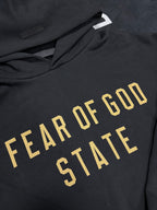 FORMLESS FW25 Fear of God Essentials Black Gold Oversized Fleece Sweatshirt| Streetwear