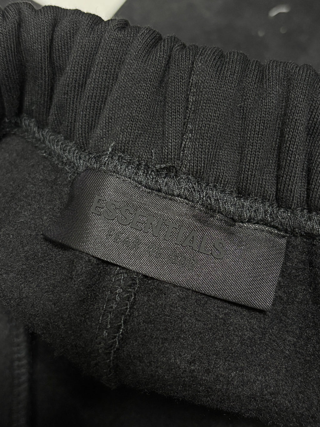 FORMLESS FW25 Fear of God Essentials Black Gold Oversized Fleece Sweatpants | Streetwear