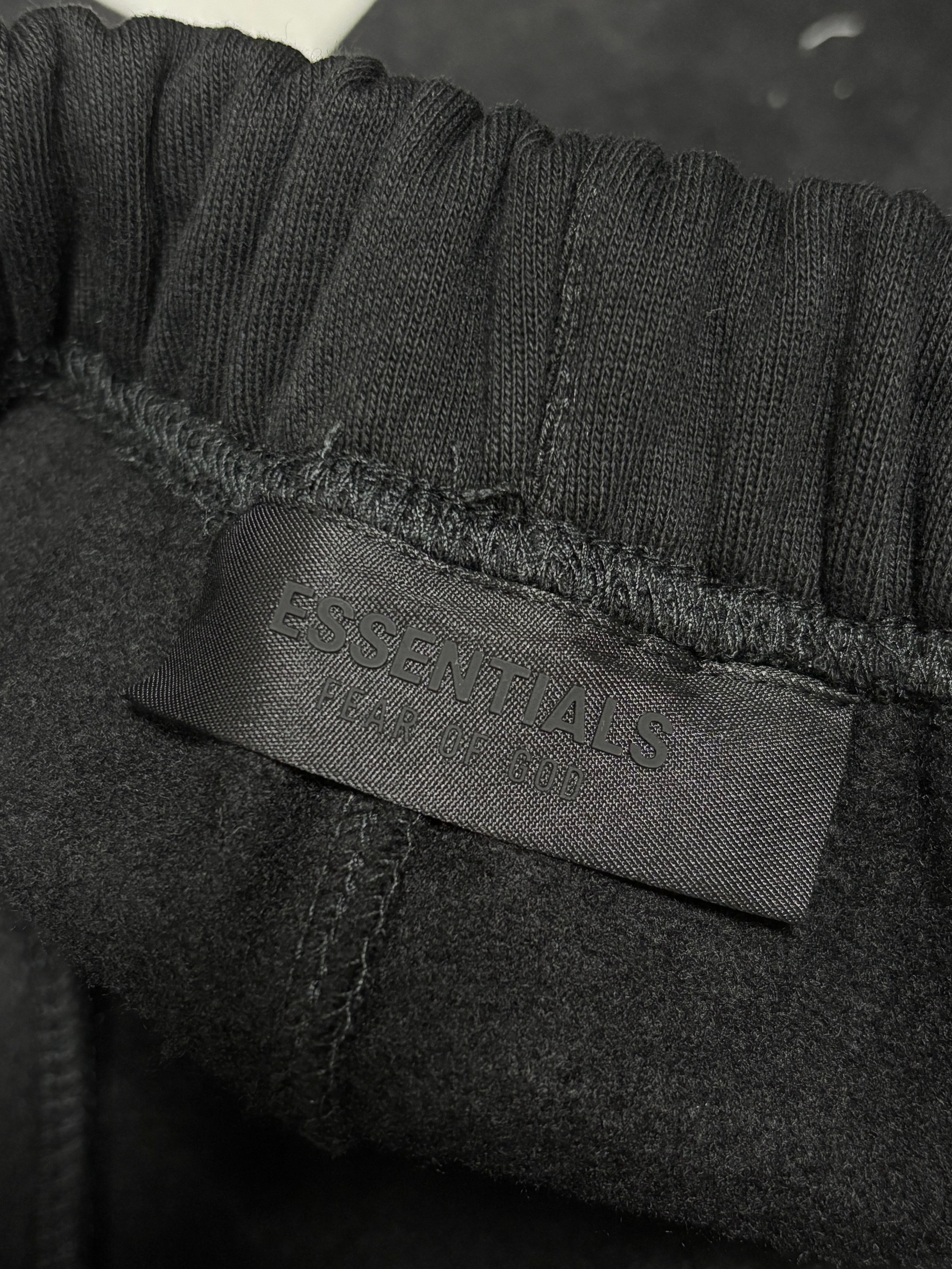 FORMLESS FW25 Fear of God Essentials Black Gold Oversized Fleece Sweatpants | Streetwear