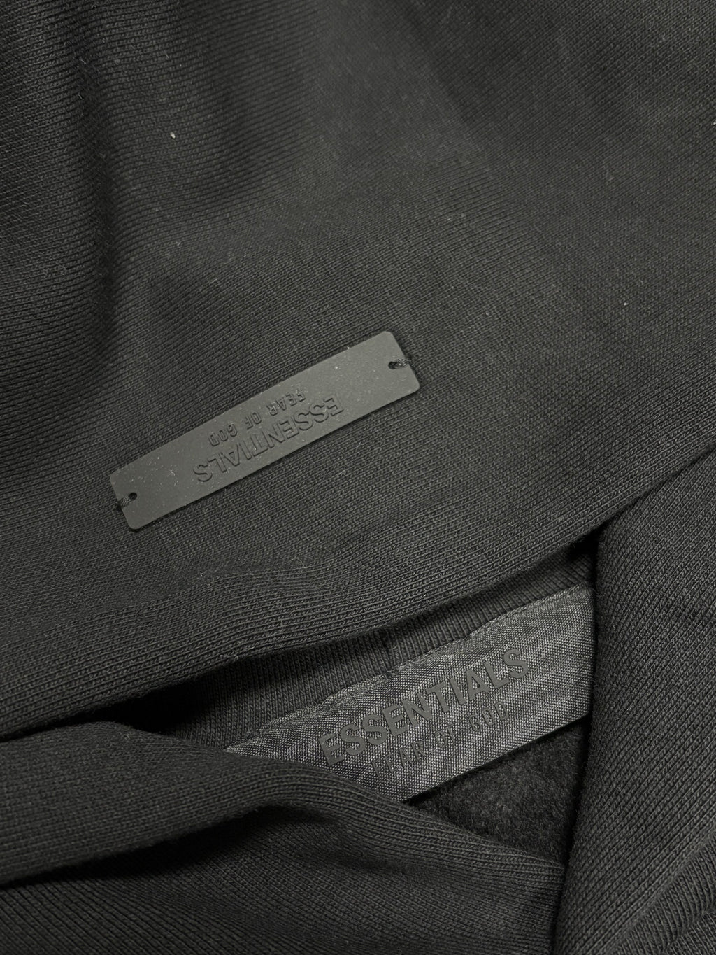 FORMLESS FW25 Fear of God Essentials Black Gold Oversized Fleece Sweatshirt| Streetwear