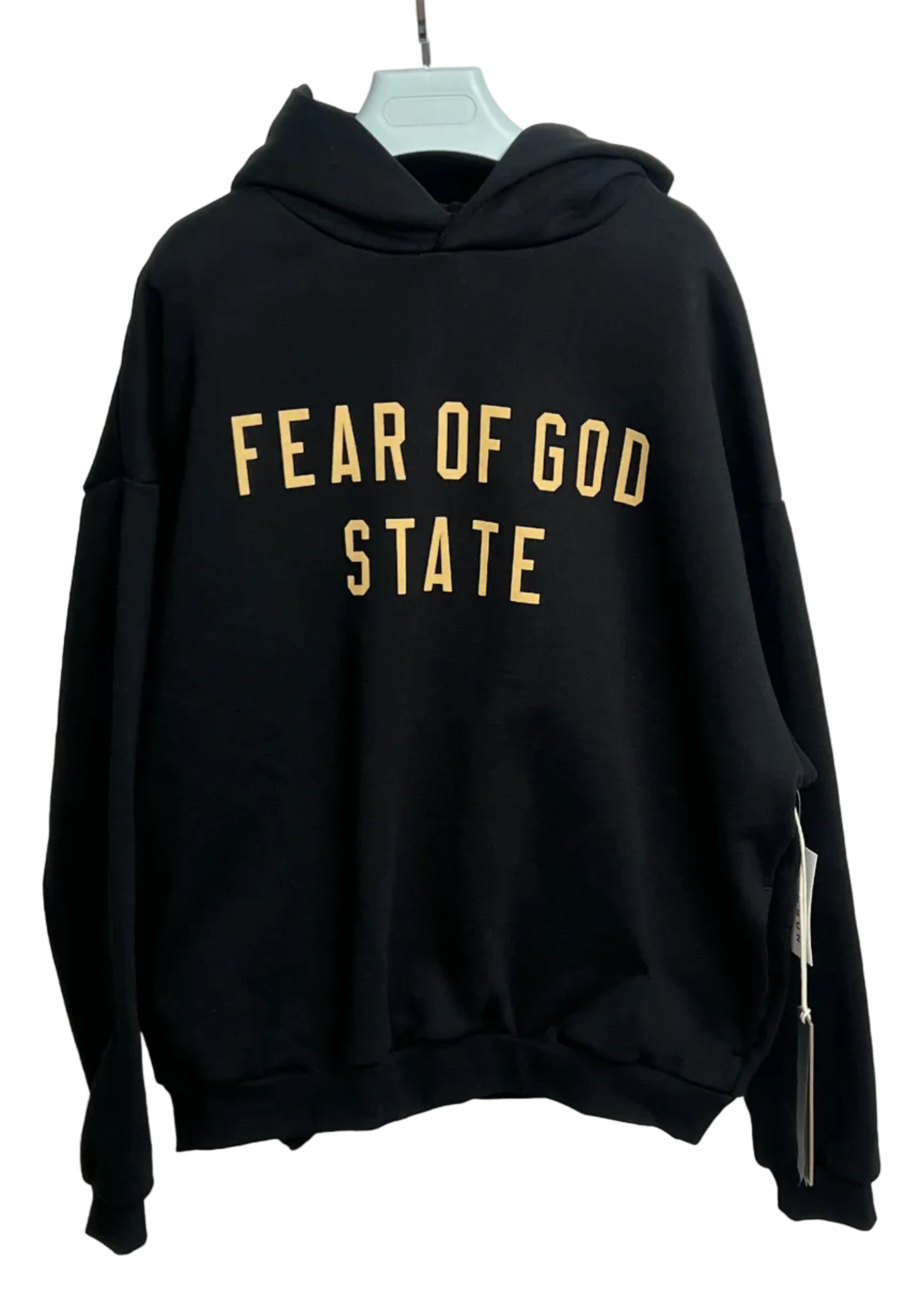 FORMLESS FW25 Fear of God Essentials Black Gold Oversized Fleece Sweatshirt| Streetwear