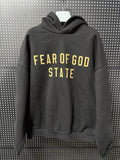 FORMLESS FW25 Fear of God Essentials Black Gold Oversized Fleece Sweatshirt| Streetwear