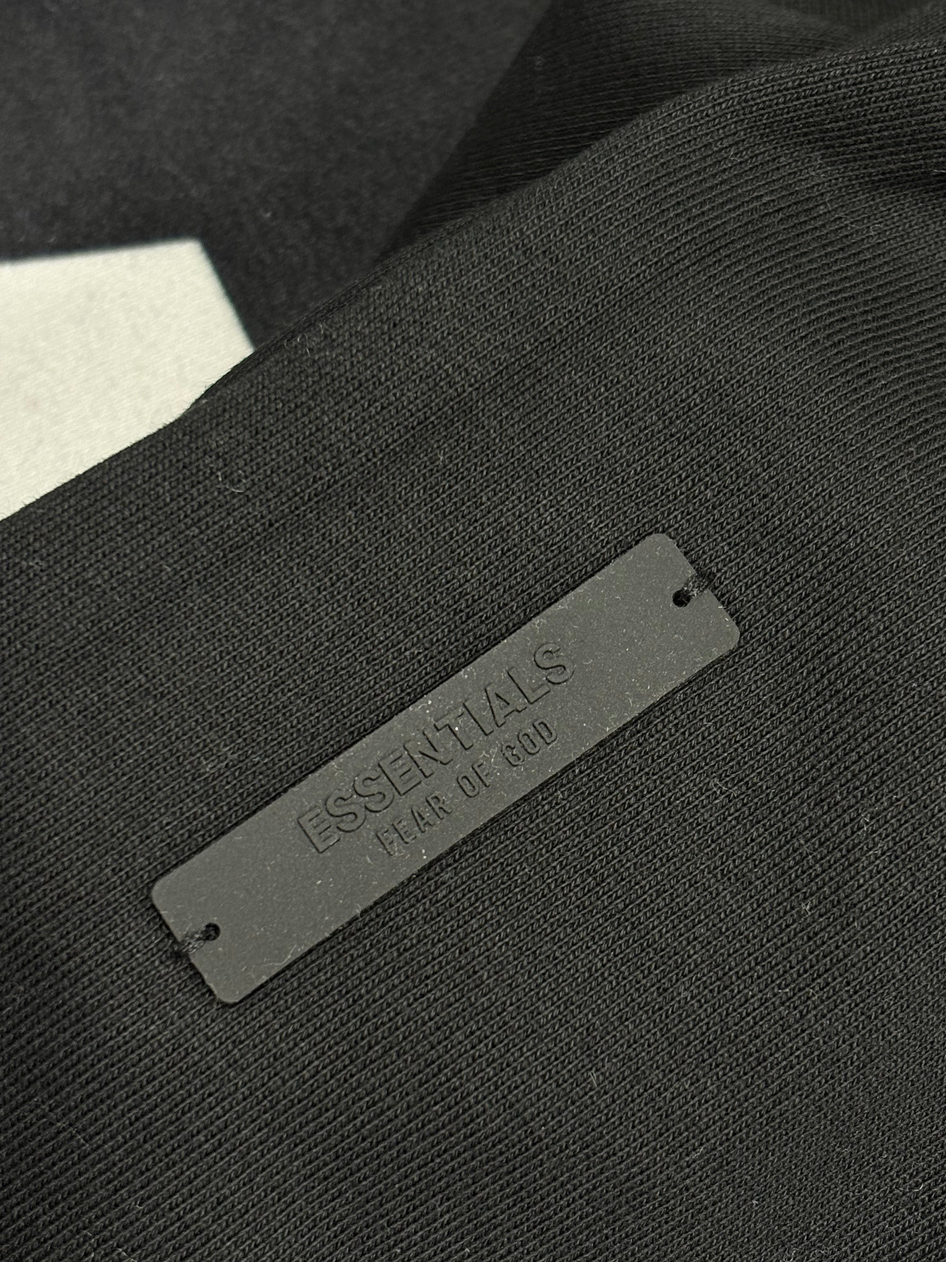 FORMLESS FW25 Fear of God Essentials Black Gold Oversized Fleece Sweatshirt| Streetwear