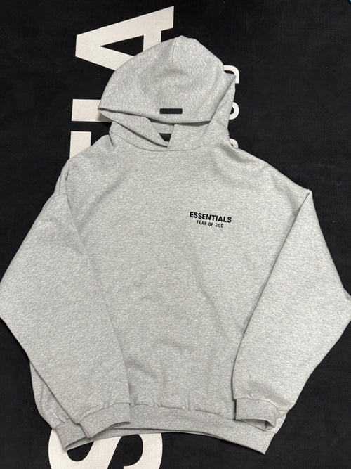 FORMLESS  FW24 Fear of God Essentials Fleece Light Heather Gray Oversized Sweatshirt| Streetwear