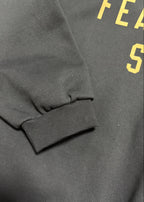 FORMLESS FW25 Fear of God Essentials Black Gold Oversized Fleece Sweatshirt| Streetwear