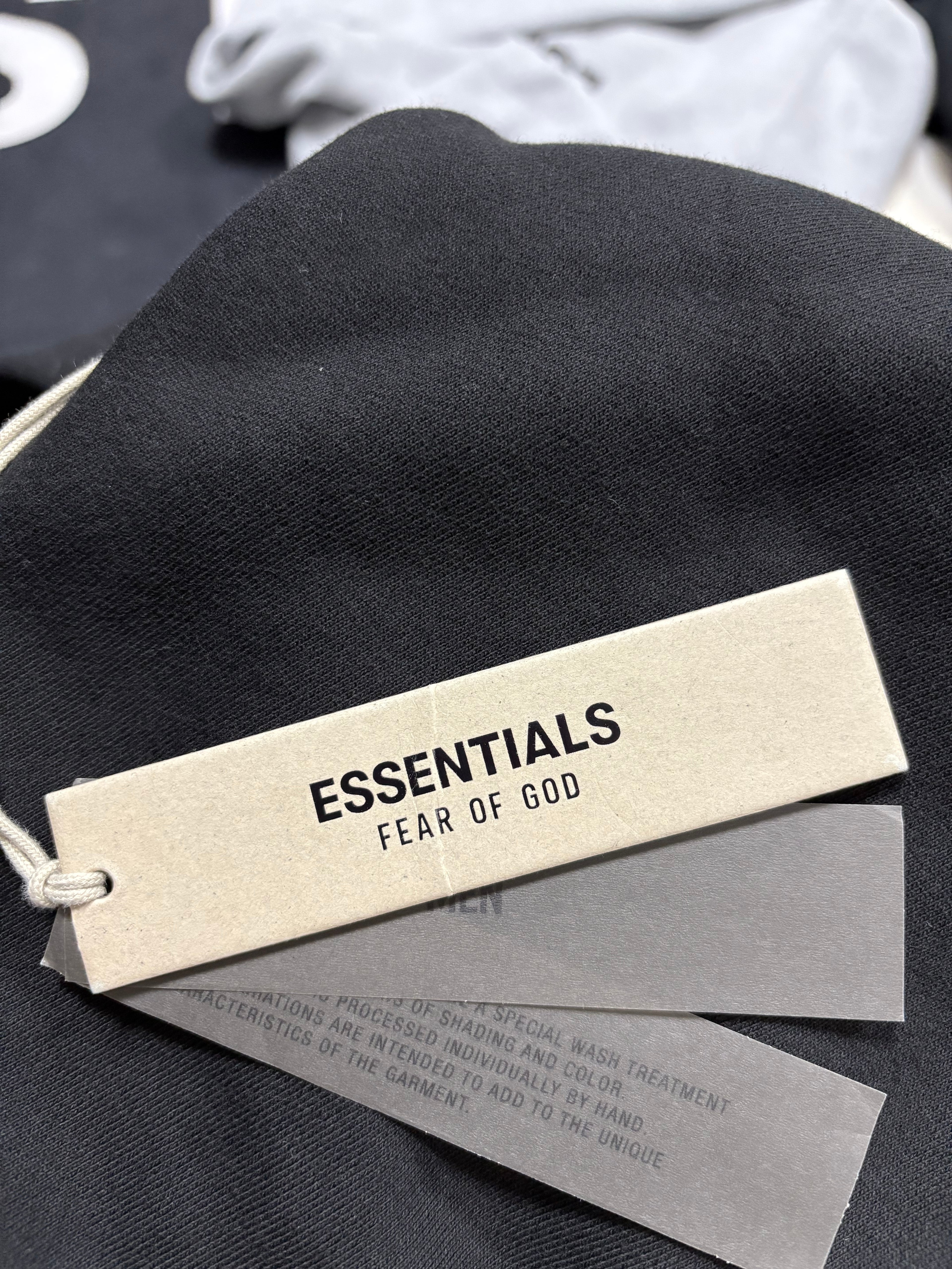 FORMLESS FW25 Fear of God Essentials Black Gold Oversized Fleece Sweatshirt| Streetwear