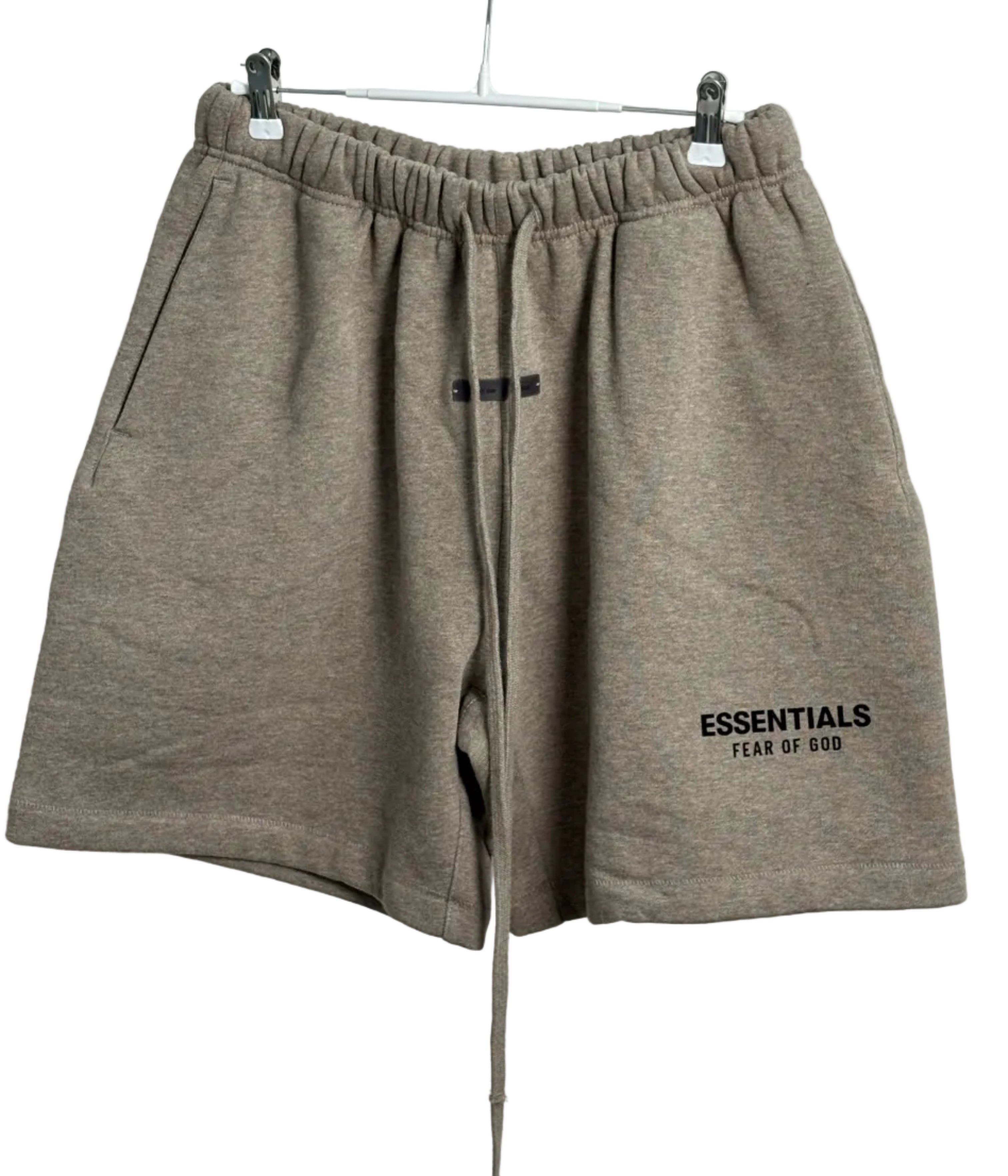 FORMLESS SS25 Fear of God Essentials Homestead Heather Gray Oversized Shorts | Streetwear