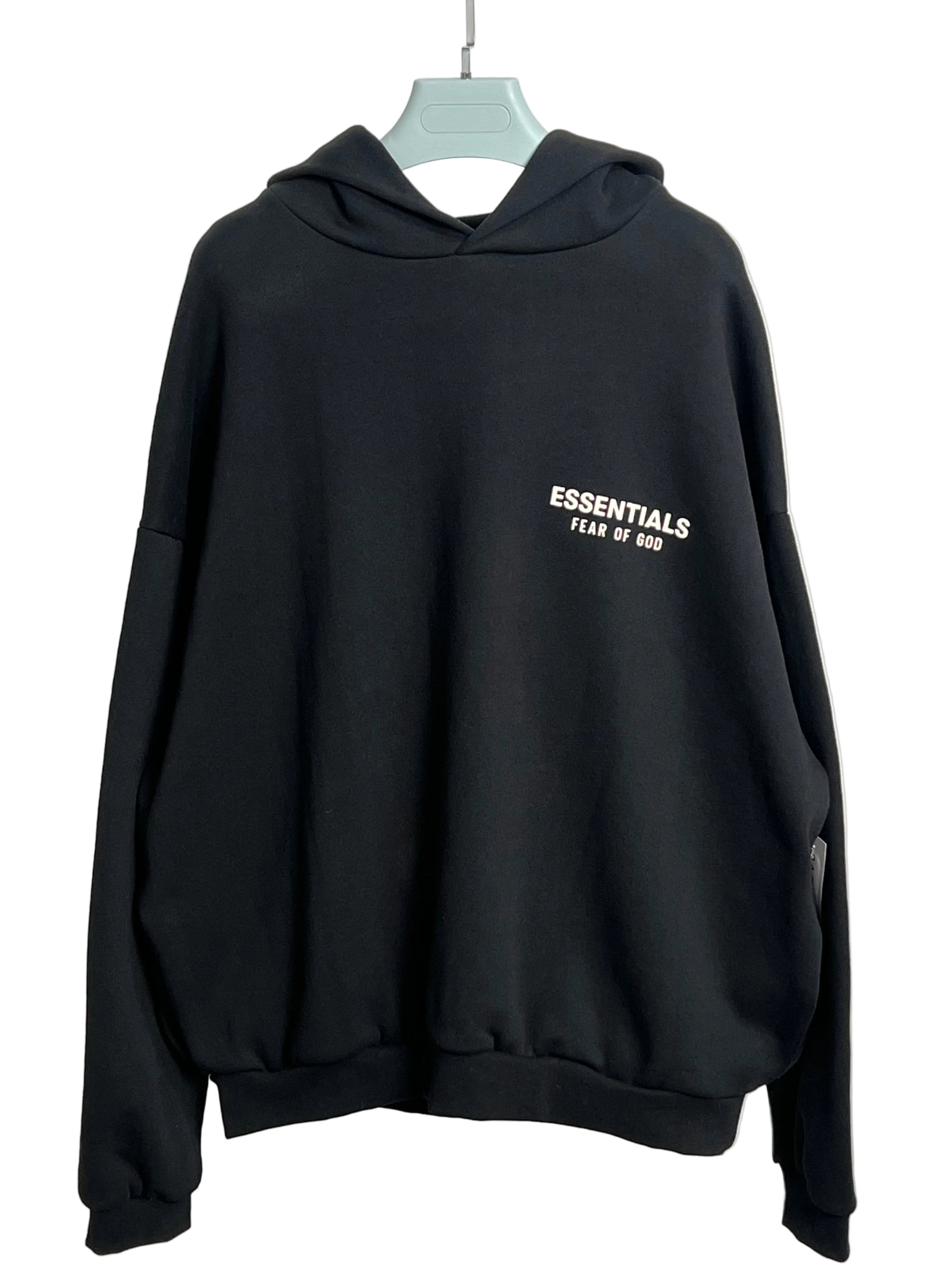 FORMLESS  FW24 Fear of God Essentials Fleece Black Oversized Sweatshirt| Streetwear