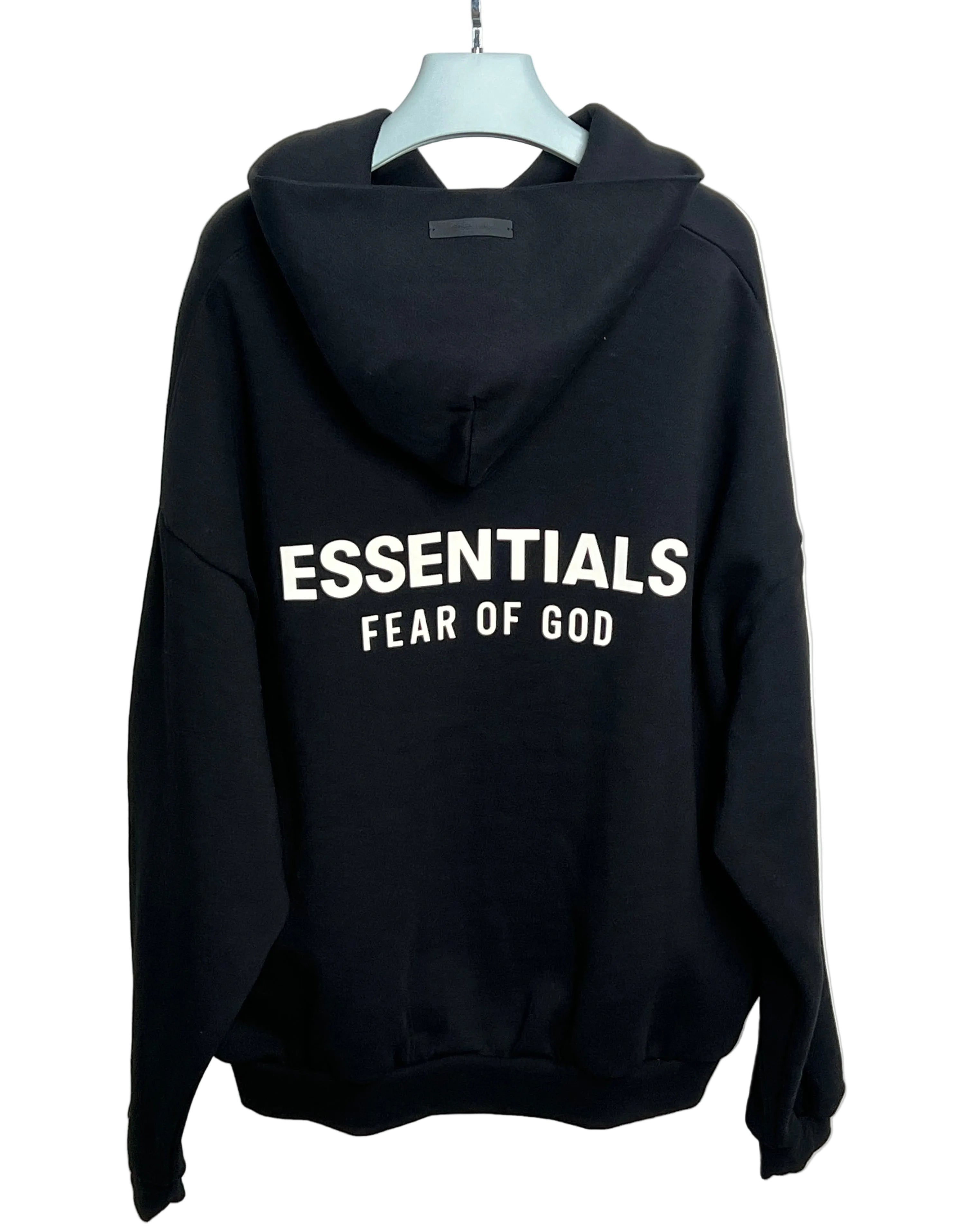 FORMLESS  FW24 Fear of God Essentials Fleece Black Oversized Sweatshirt| Streetwear
