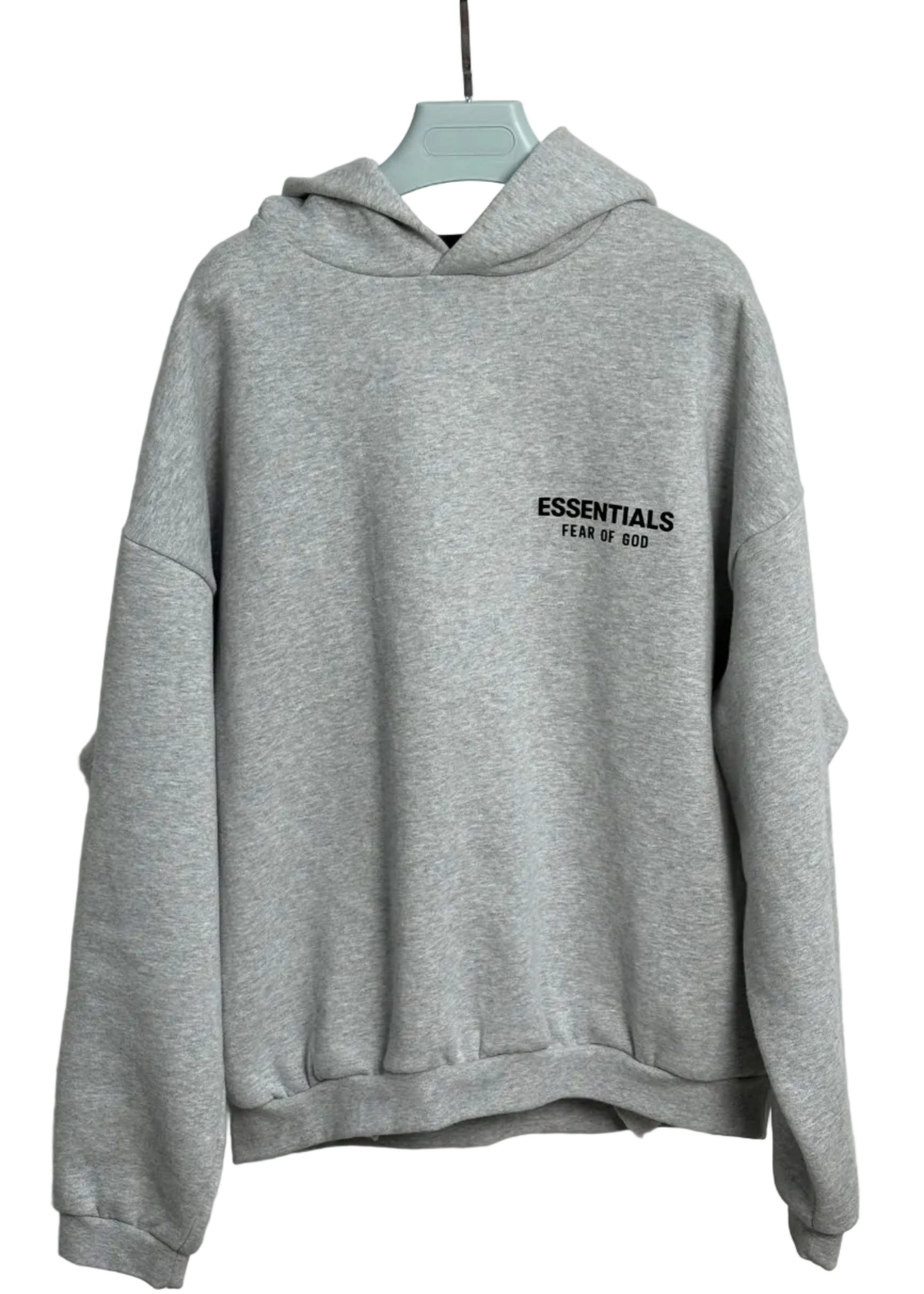 FORMLESS  FW24 Fear of God Essentials Fleece Light Heather Gray Oversized Sweatshirt| Streetwear