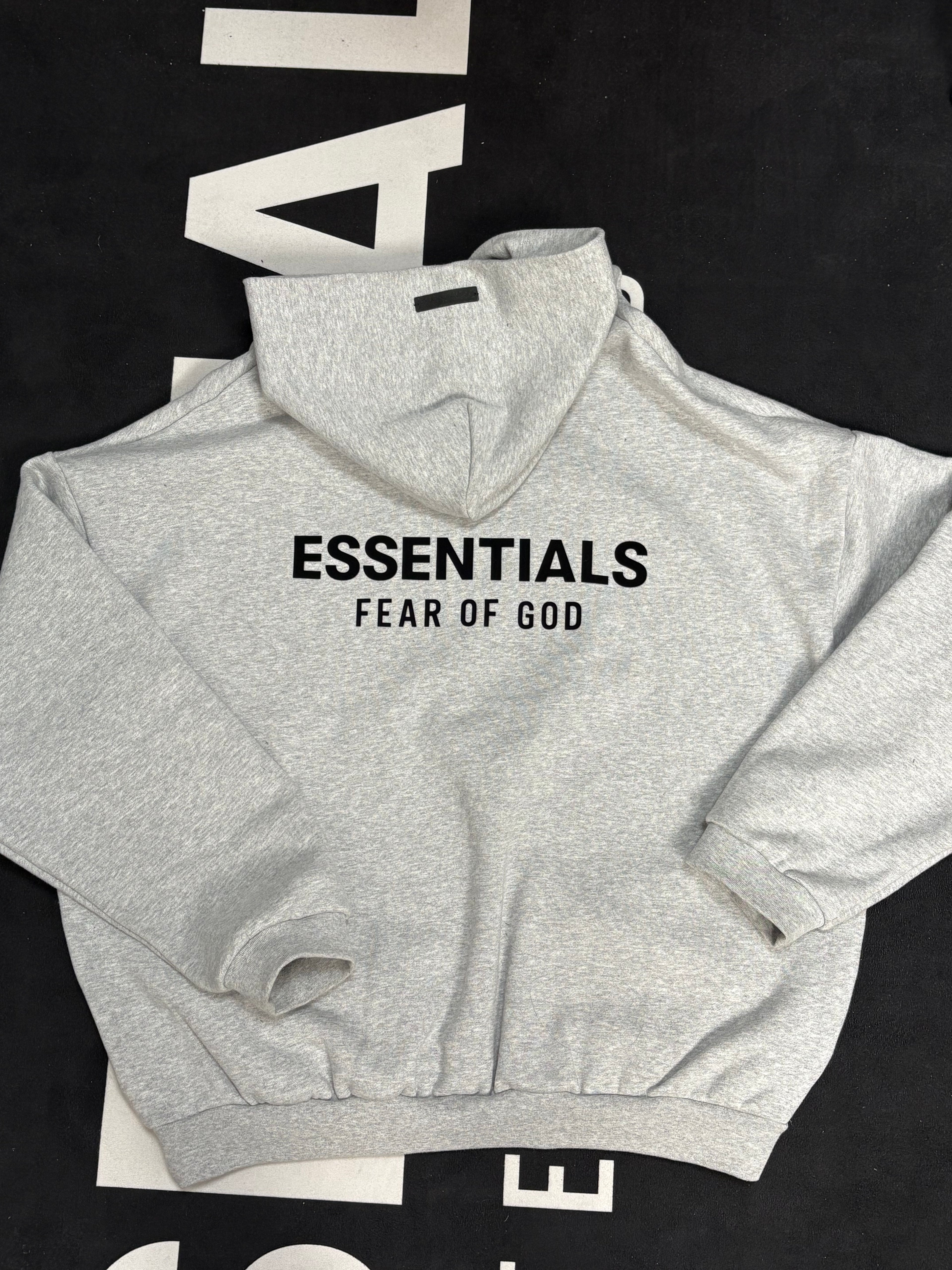 FORMLESS  FW24 Fear of God Essentials Fleece Light Heather Gray Oversized Sweatshirt| Streetwear