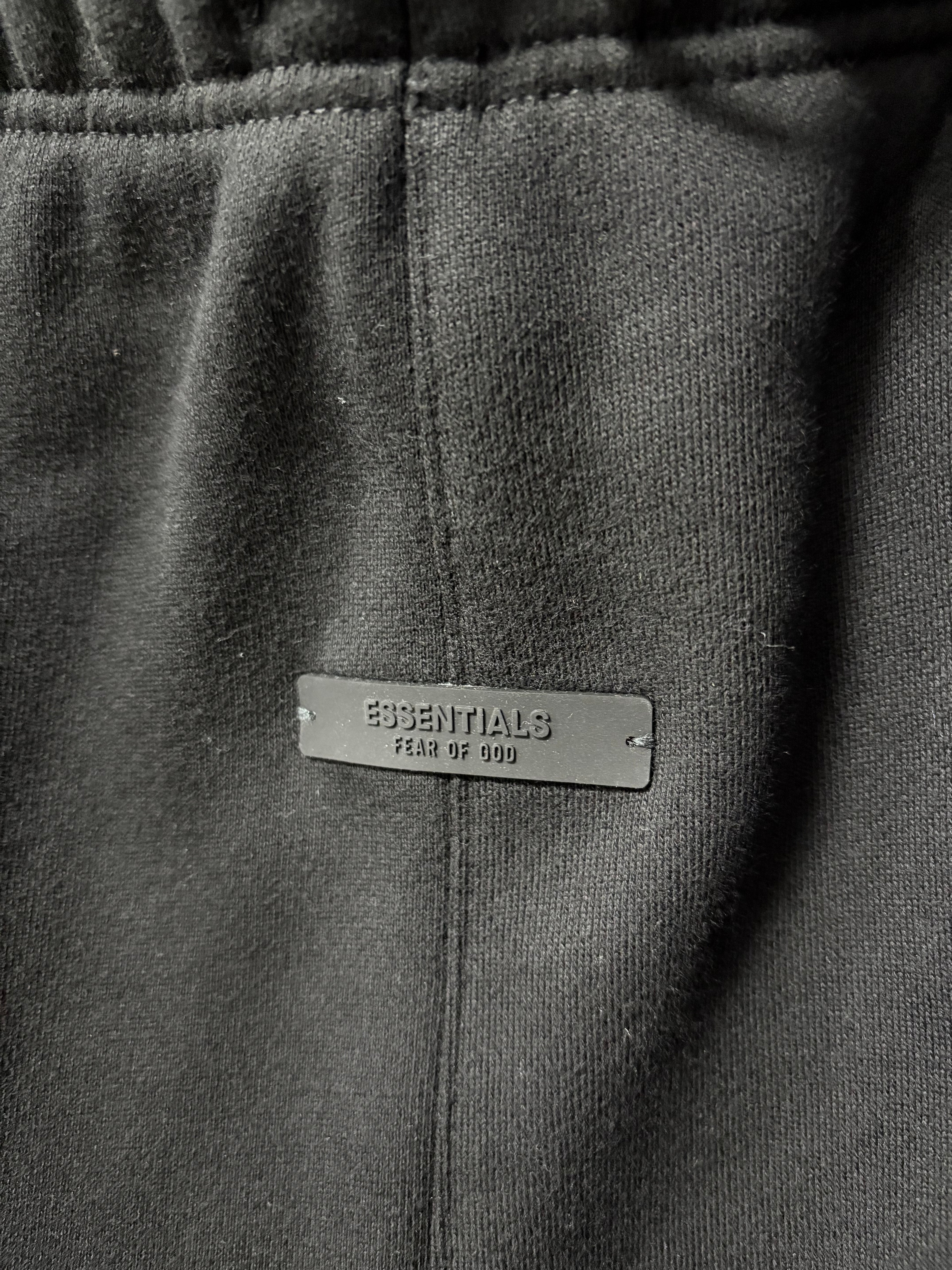 FORMLESS FW25 Fear of God Essentials Black Gold Oversized Fleece Sweatpants | Streetwear