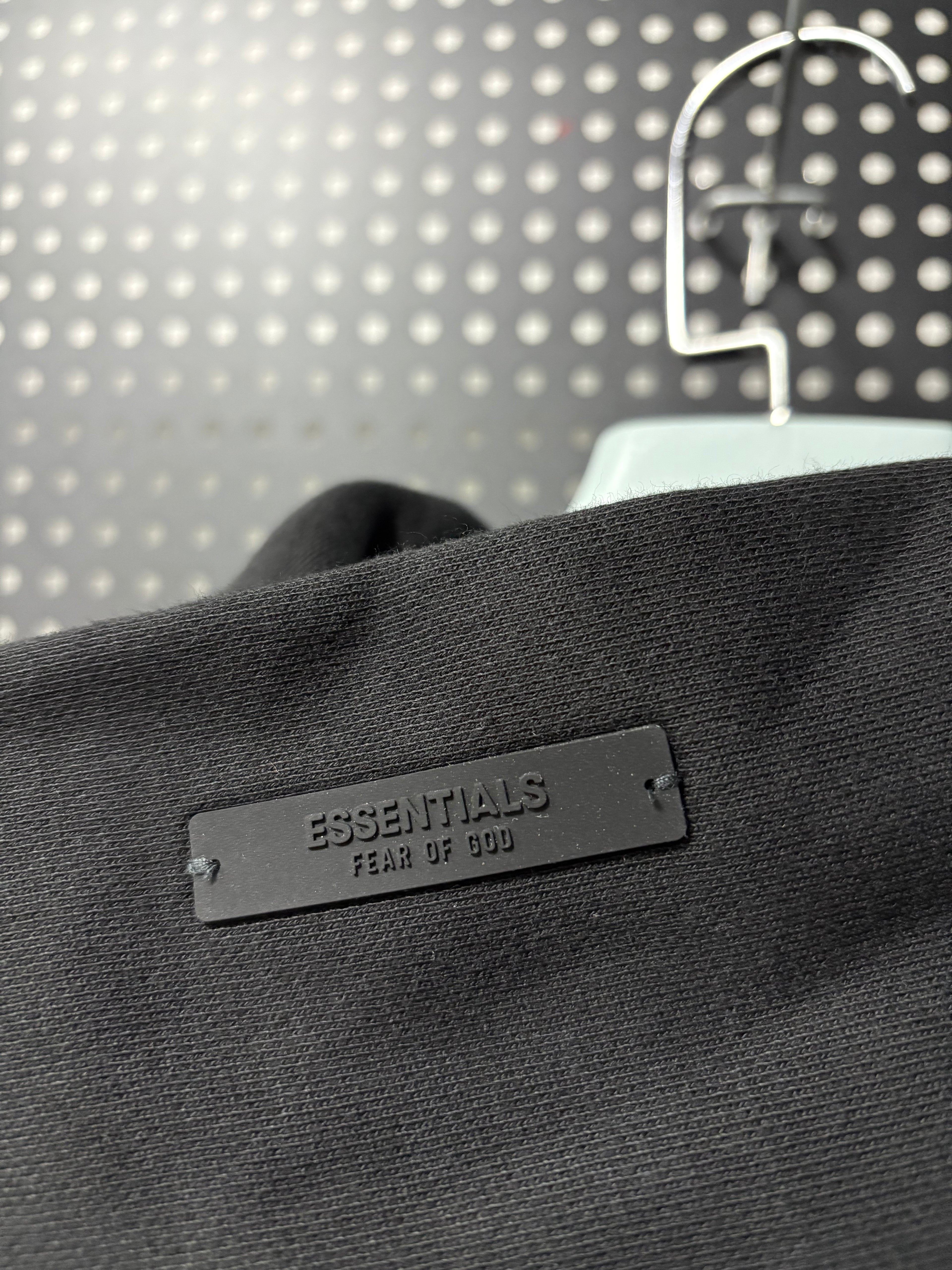 FORMLESS FW25 Fear of God Essentials Black Gold Oversized Fleece Sweatshirt| Streetwear